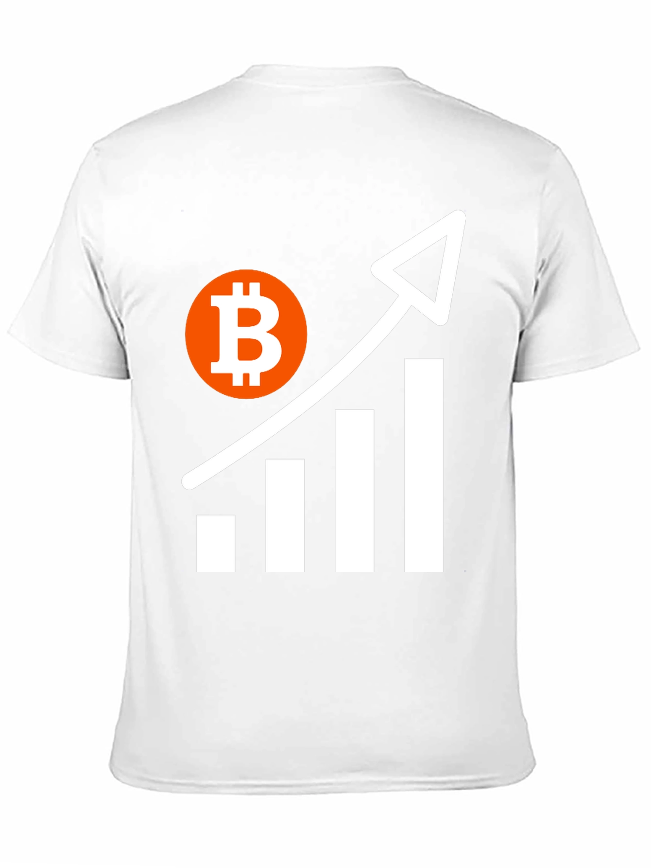 Bitcoin Crypto T-Shirt - Upward Trend Design