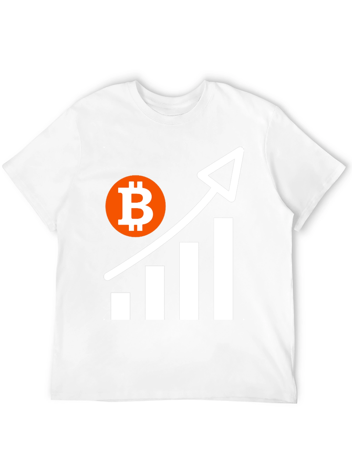Bitcoin Crypto T-Shirt - Upward Trend Design