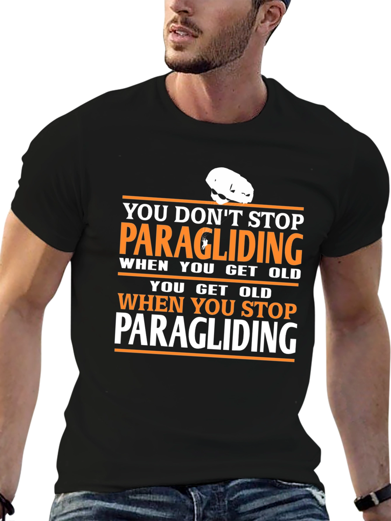 Paragliding Never Stop T-Shirt