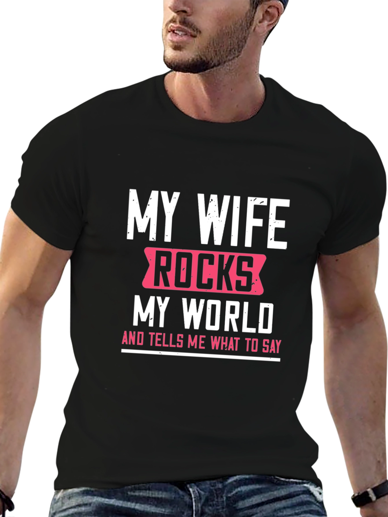 My Wife Rocks T-Shirt - Funny Husband Tee