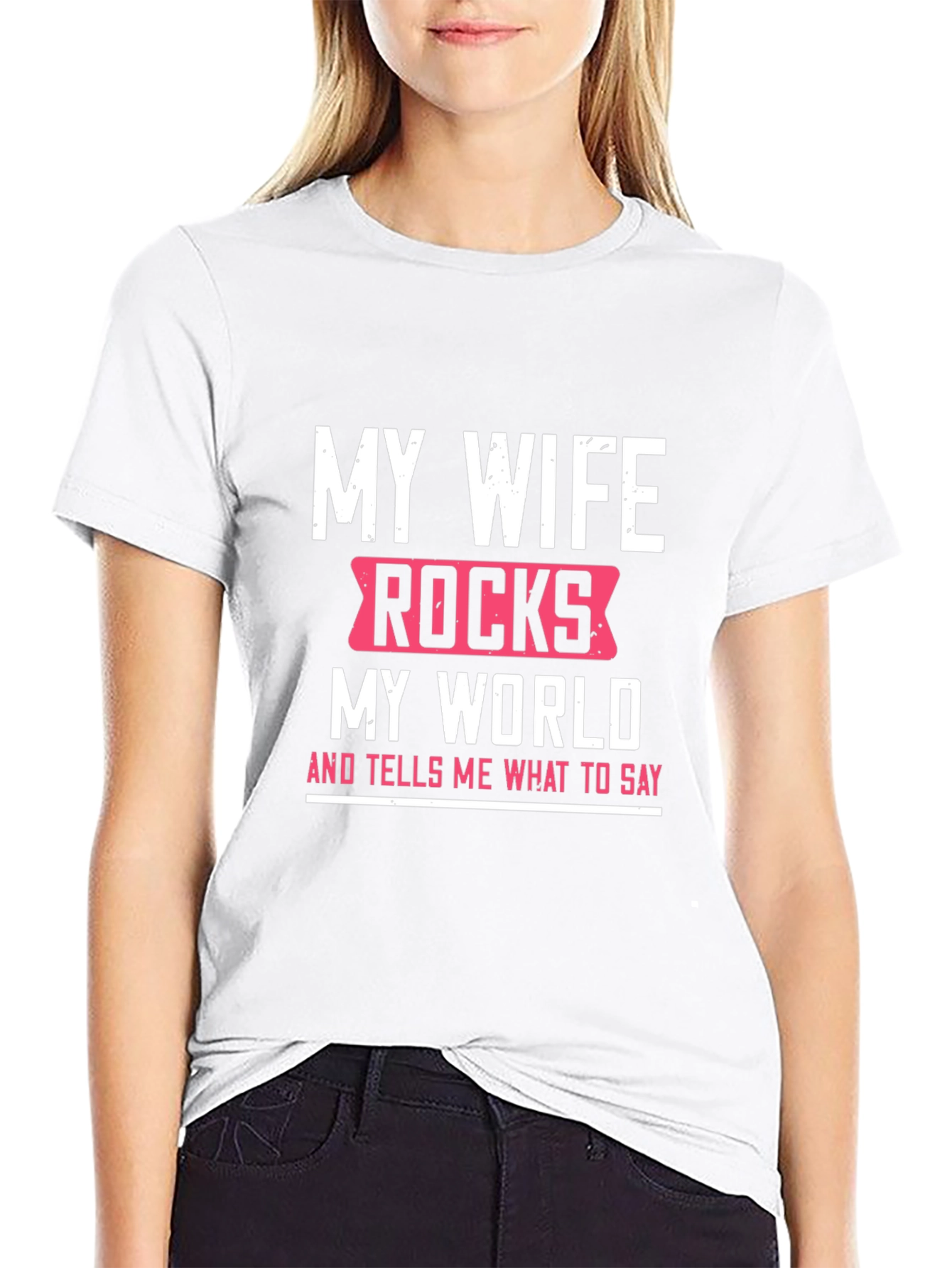 My Wife Rocks T-Shirt - Funny Husband Tee