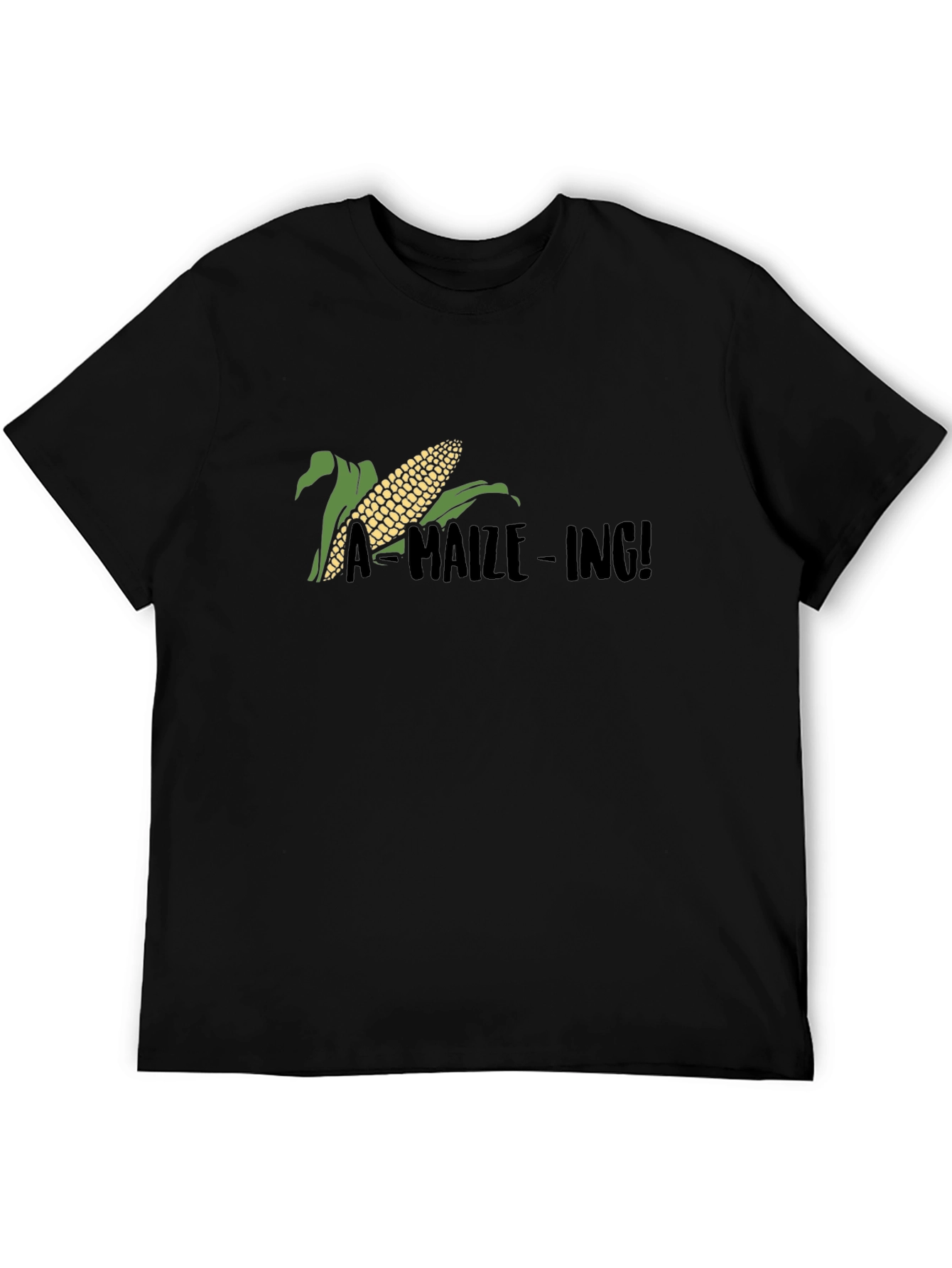 A-Maize-Ing Black T-Shirt