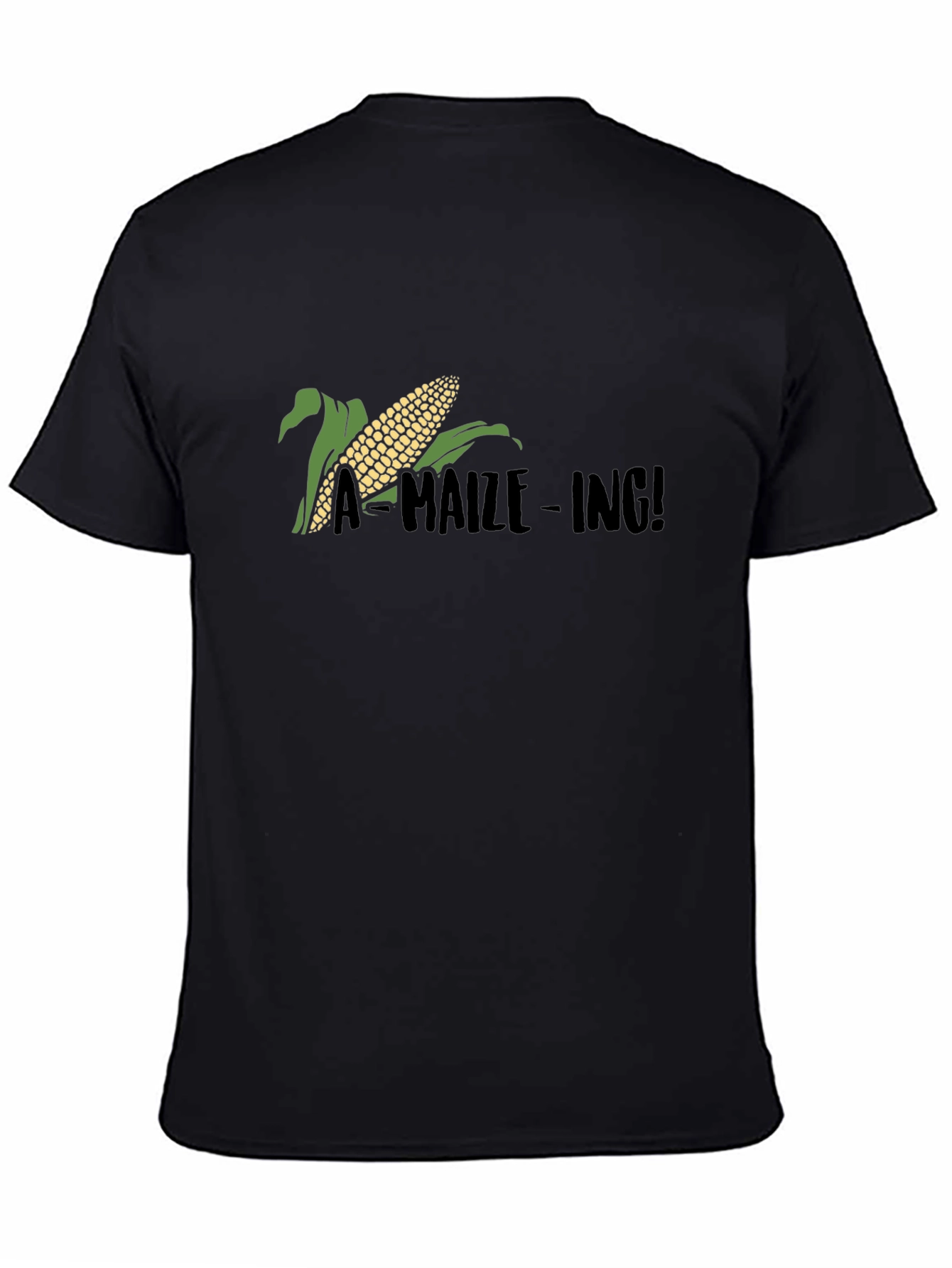 A-Maize-Ing Black T-Shirt