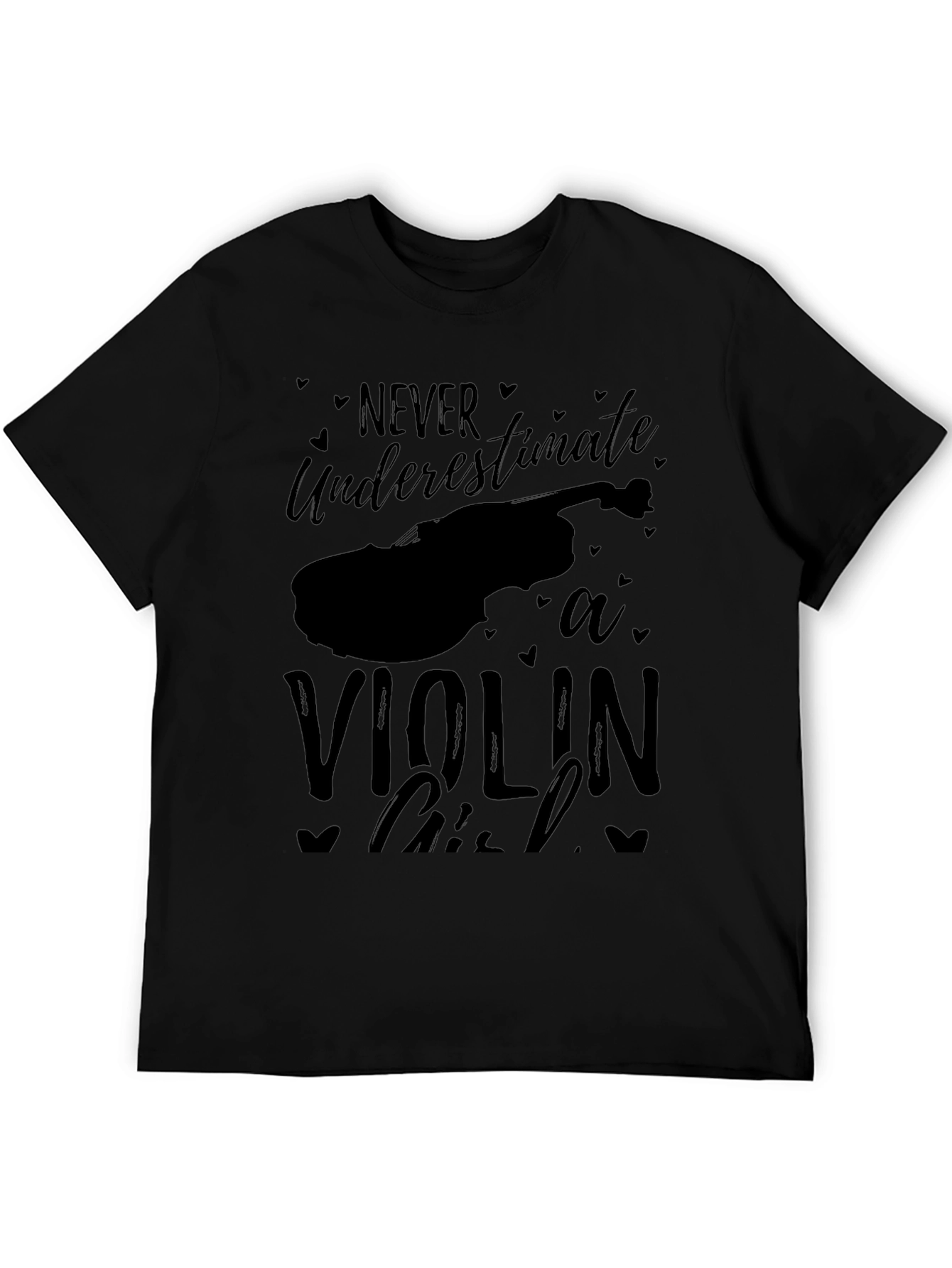 Never Underestimate a Violin Girl Tee