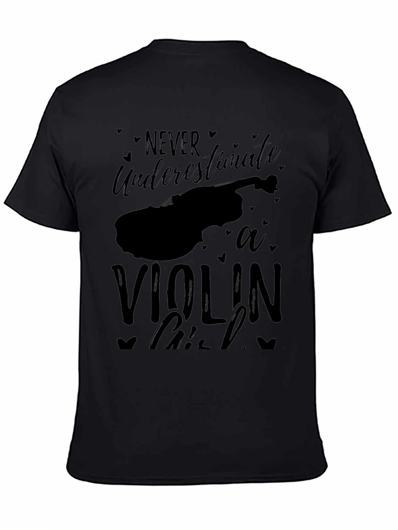 Never Underestimate a Violin Girl Tee