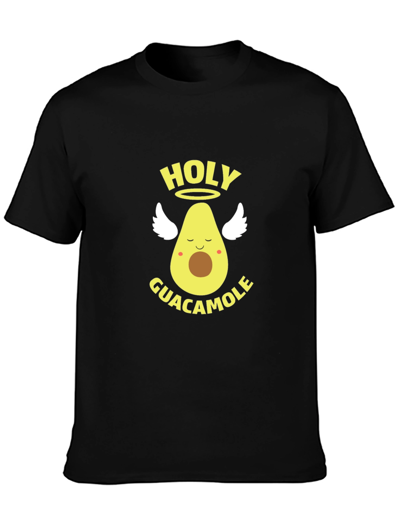 Holy Guacamole Black Graphic T-Shirt