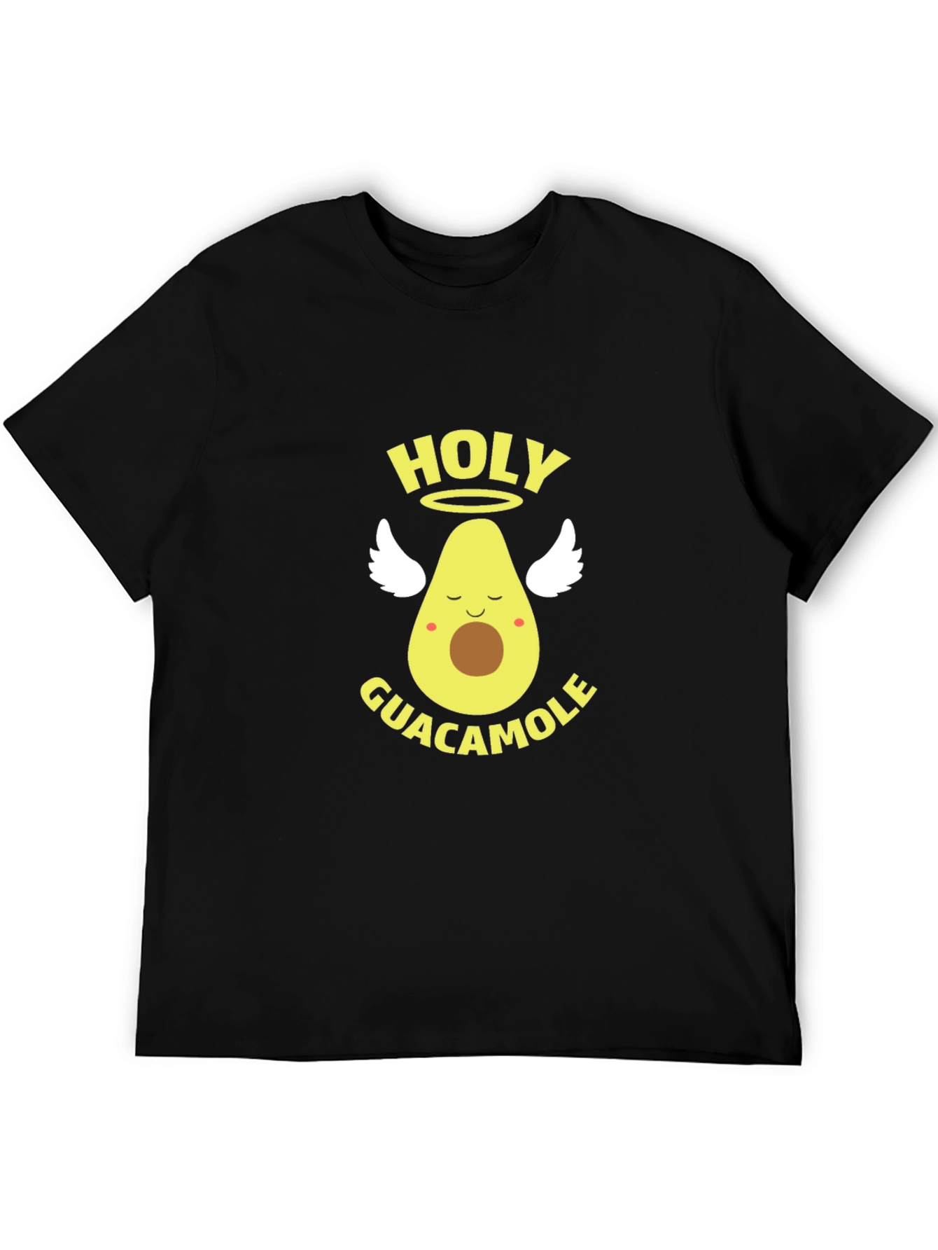 Holy Guacamole Black Graphic T-Shirt