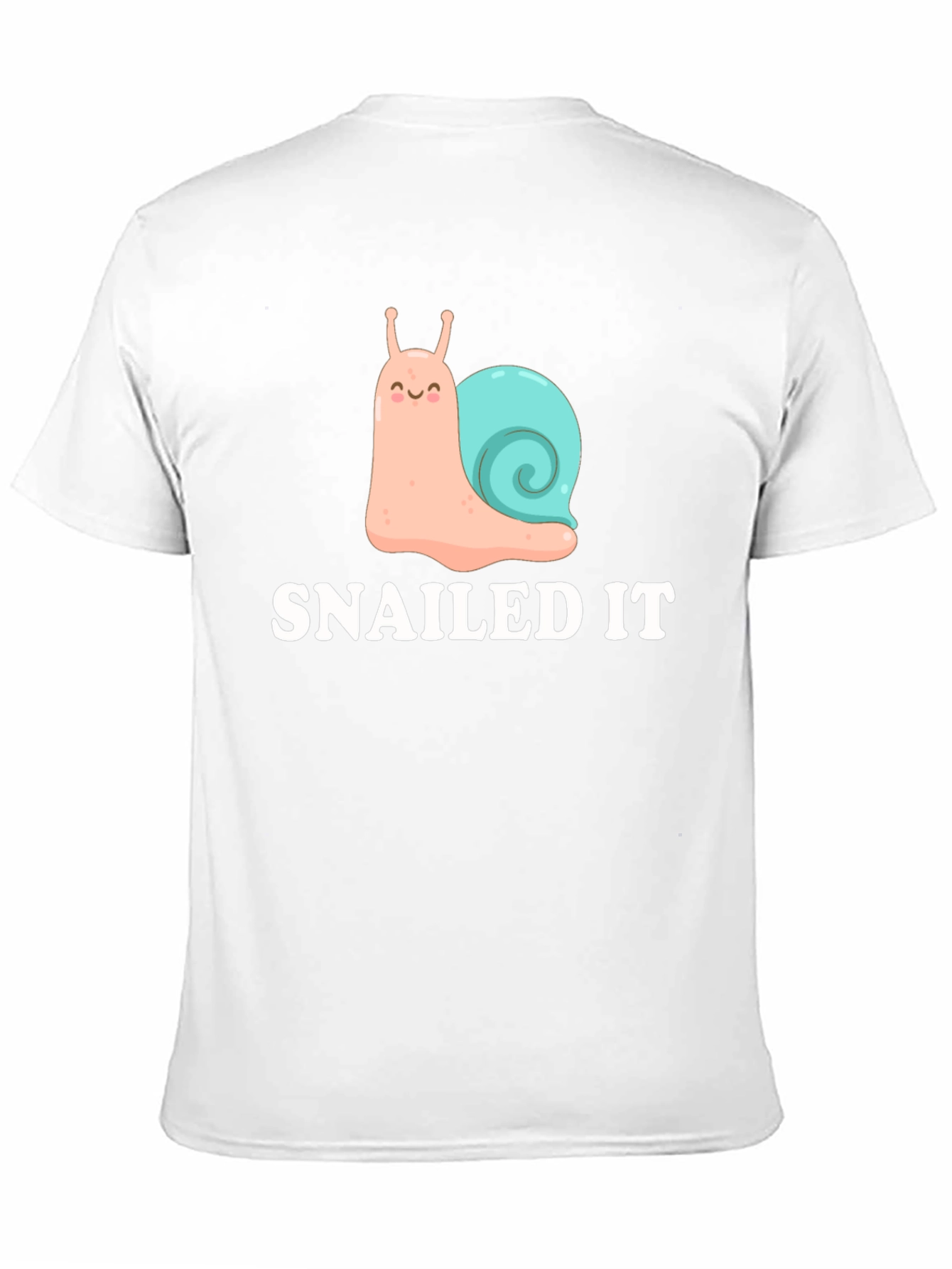 SNAILED IT Funny Snail Cartoon T-Shirt