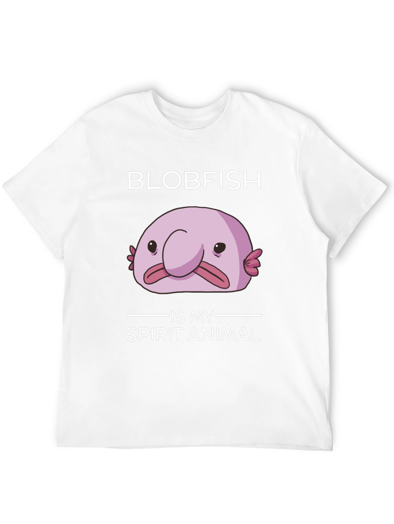 Blobfish Spirit Animal Graphic T-Shirt
