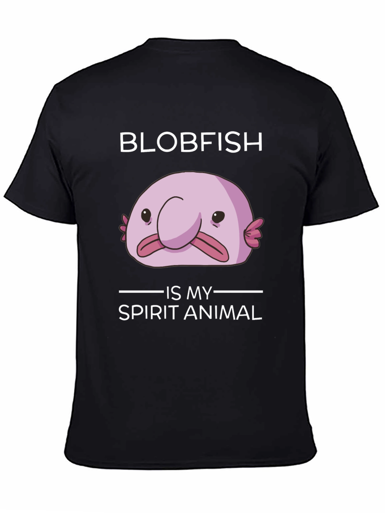 Blobfish Spirit Animal Graphic T-Shirt