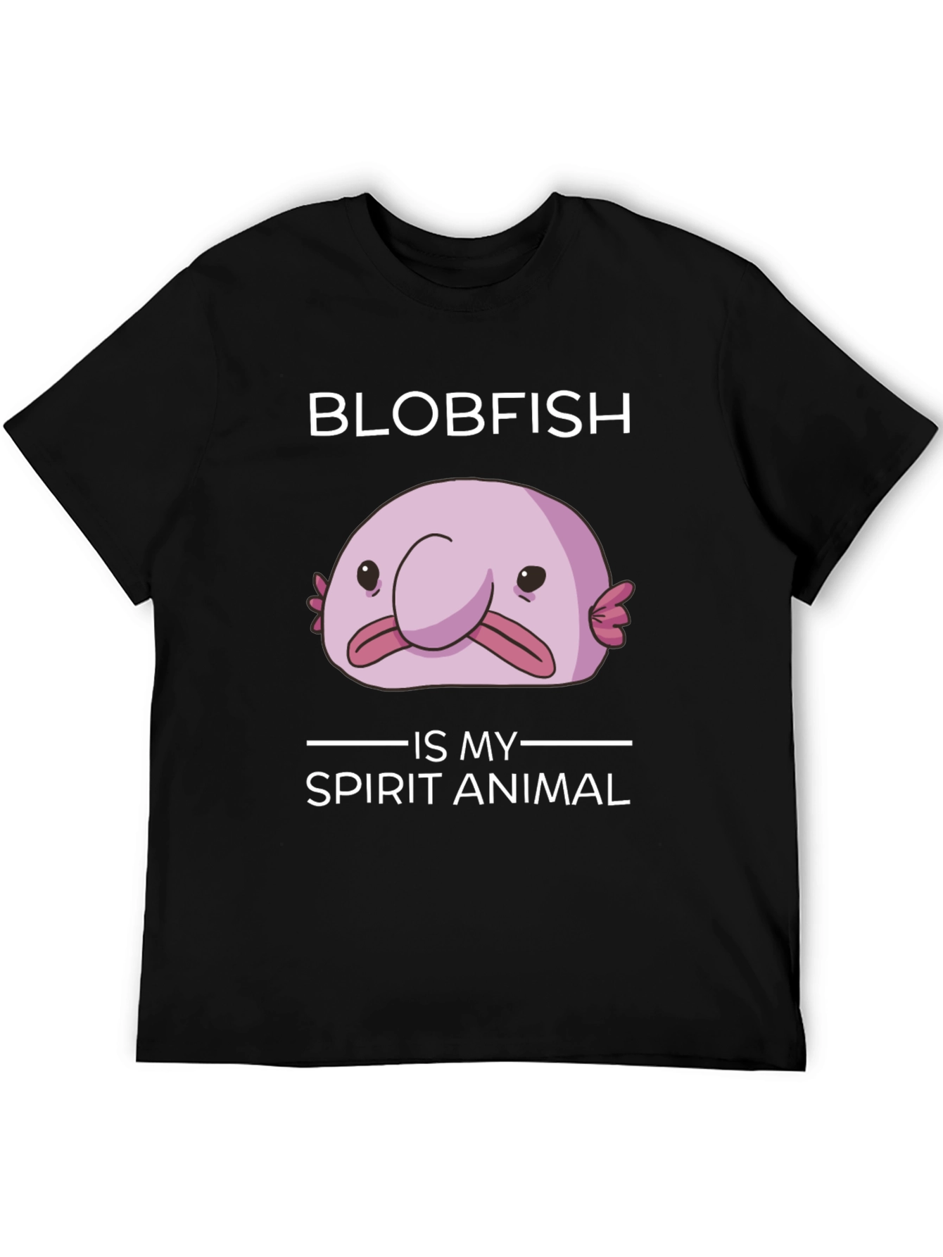 Blobfish Spirit Animal Graphic T-Shirt