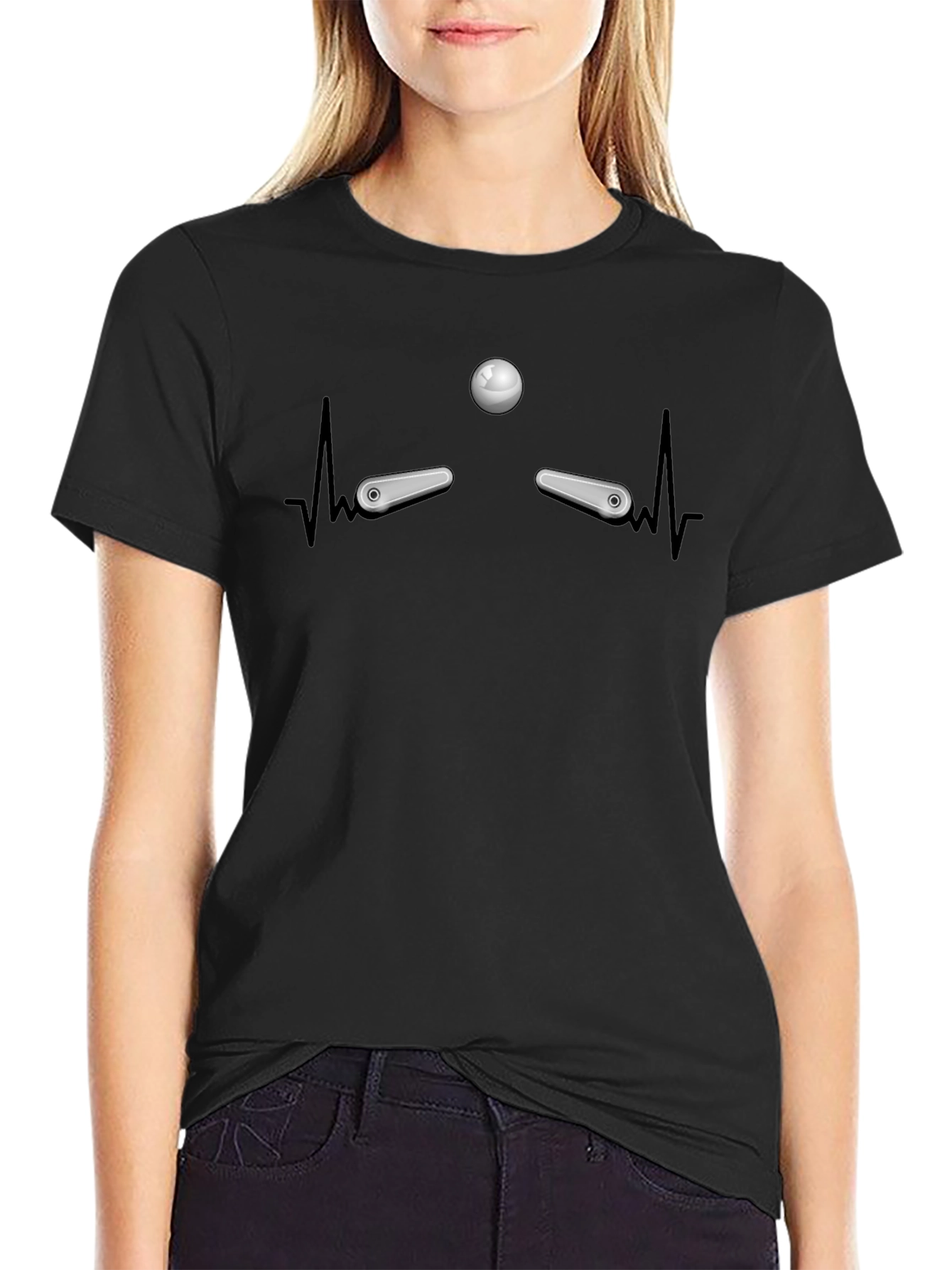Pinball Heartbeat T-Shirt - Gamer Tee