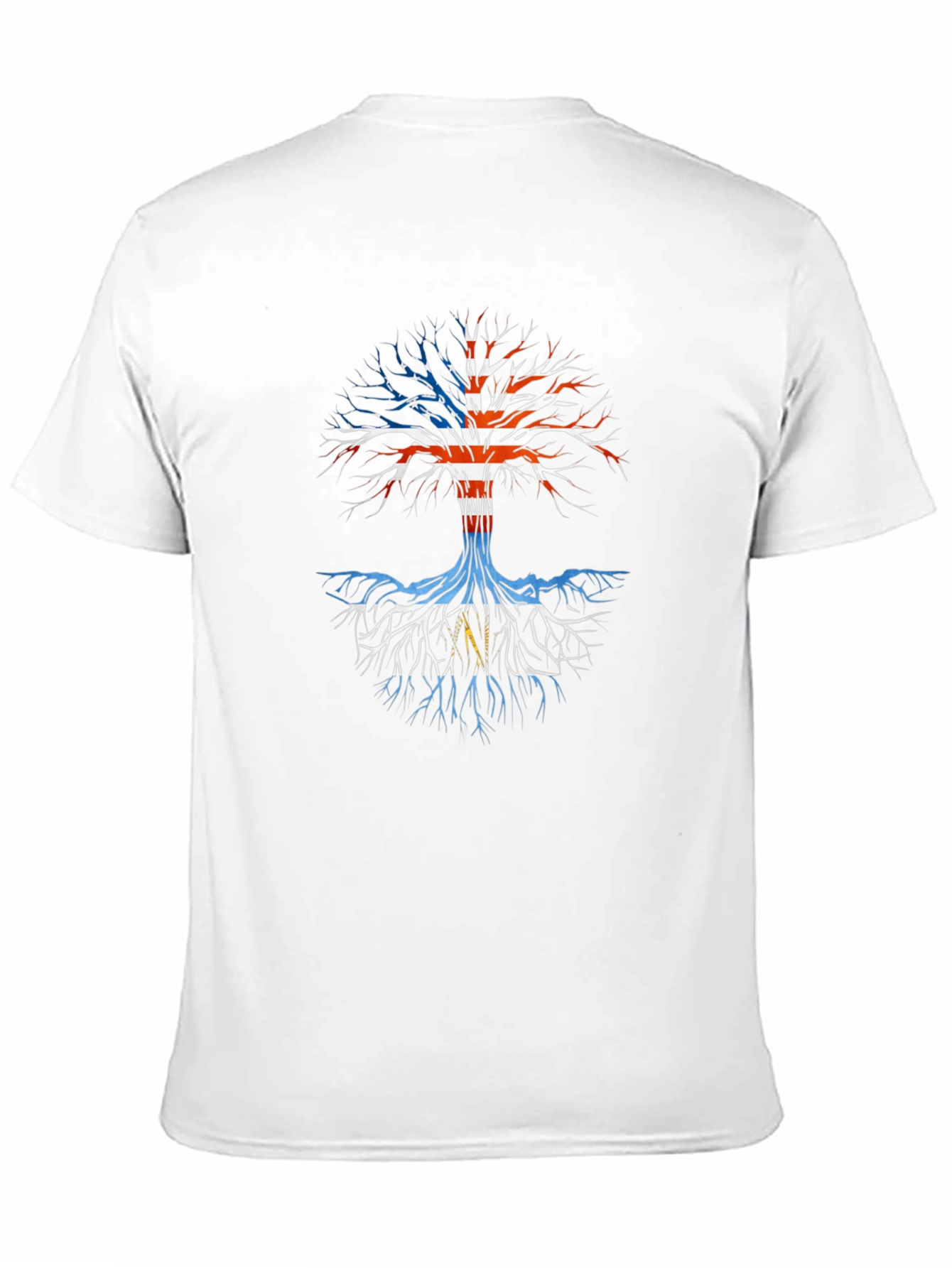 Patriotic Tree T-Shirt - USA Roots Design