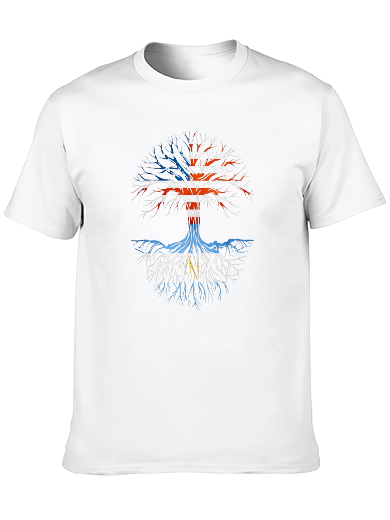 Patriotic Tree T-Shirt - USA Roots Design