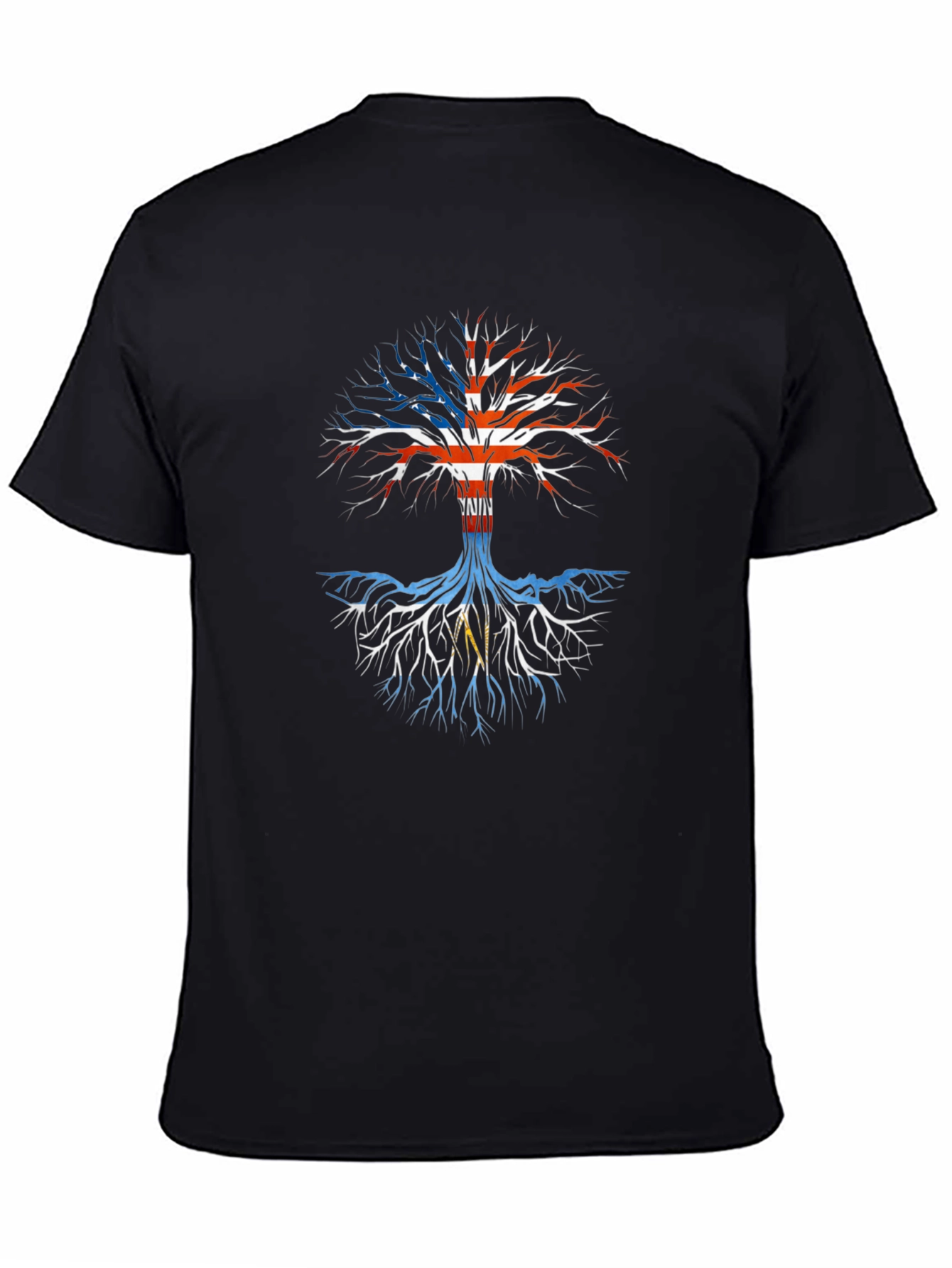 Patriotic Tree T-Shirt - USA Roots Design