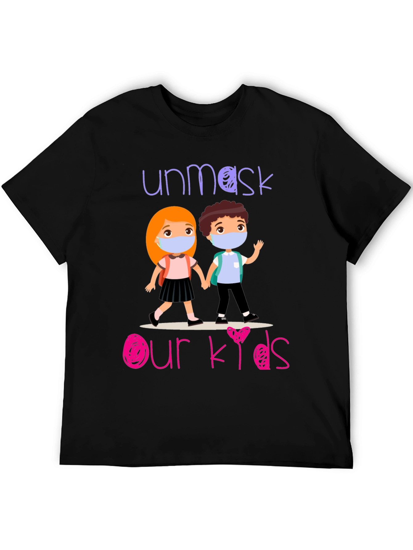 Unmask Our Kids Graphic T-Shirt