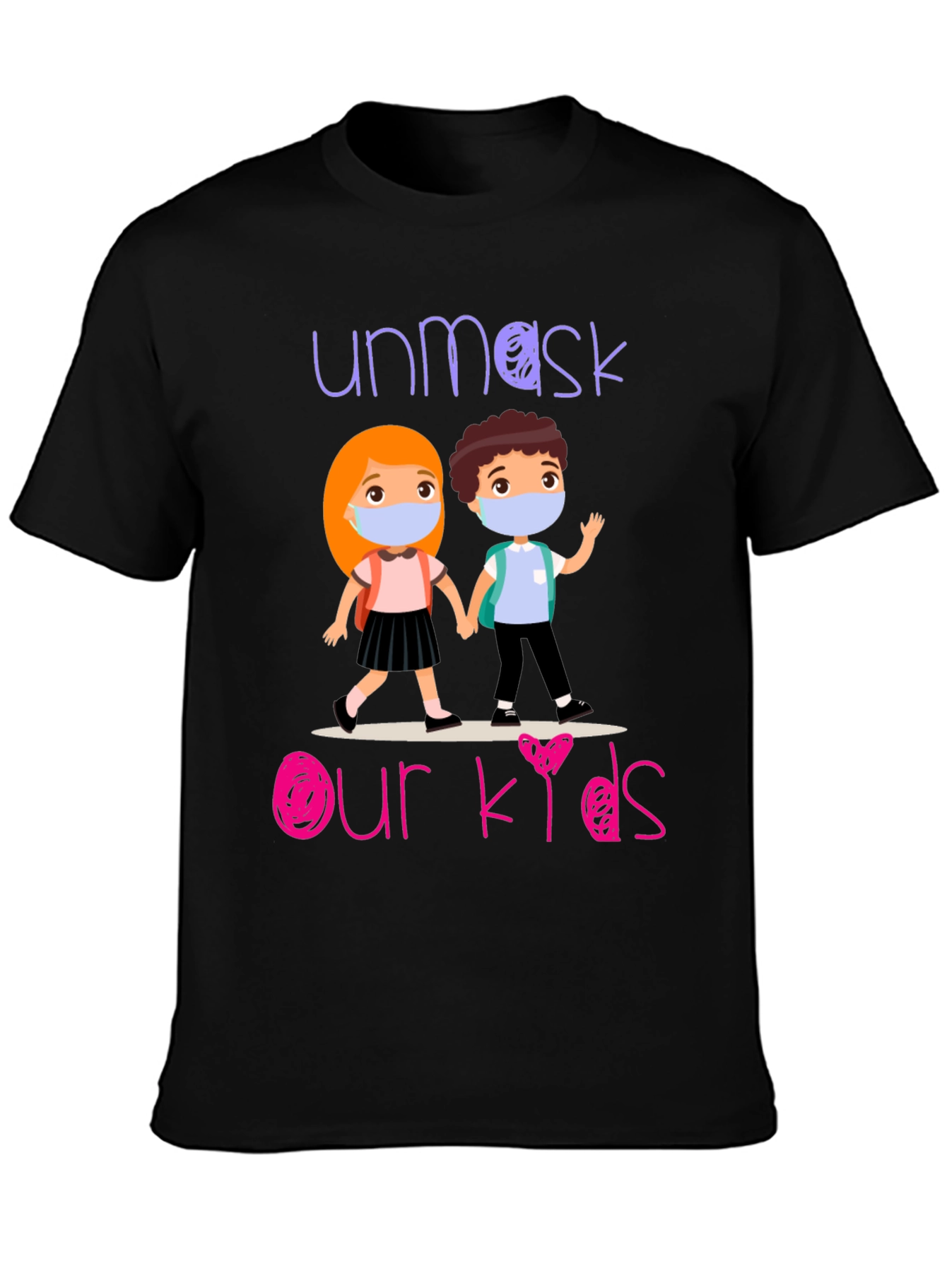 Unmask Our Kids Graphic T-Shirt
