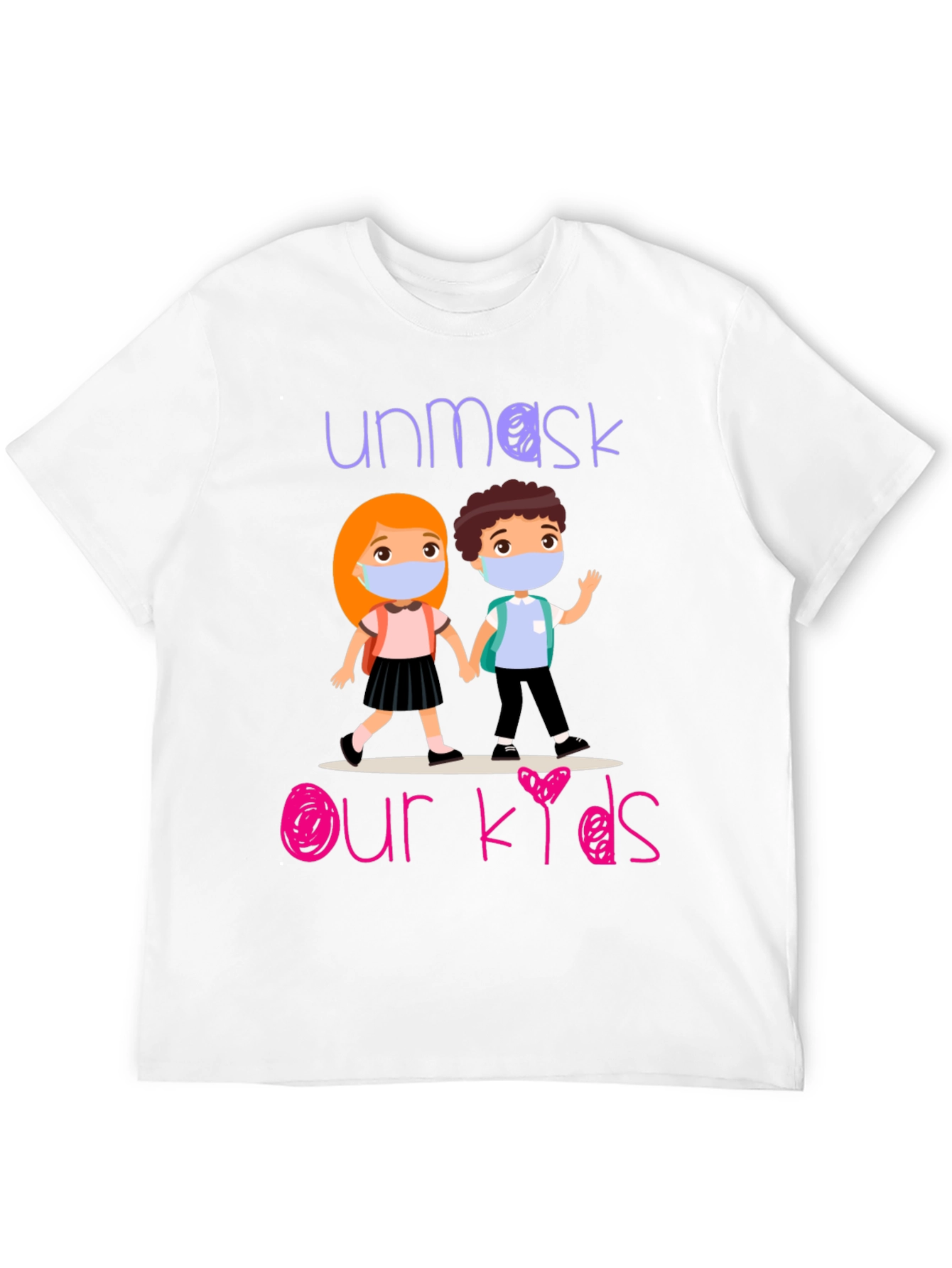 Unmask Our Kids Graphic T-Shirt