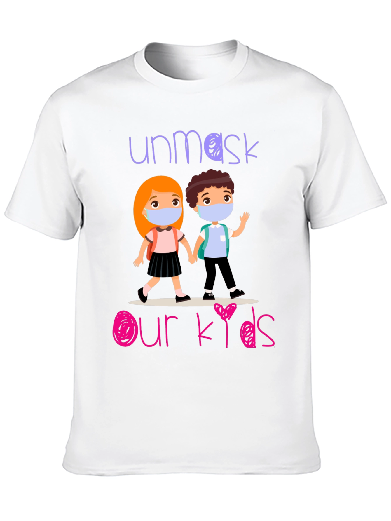 Unmask Our Kids Graphic T-Shirt