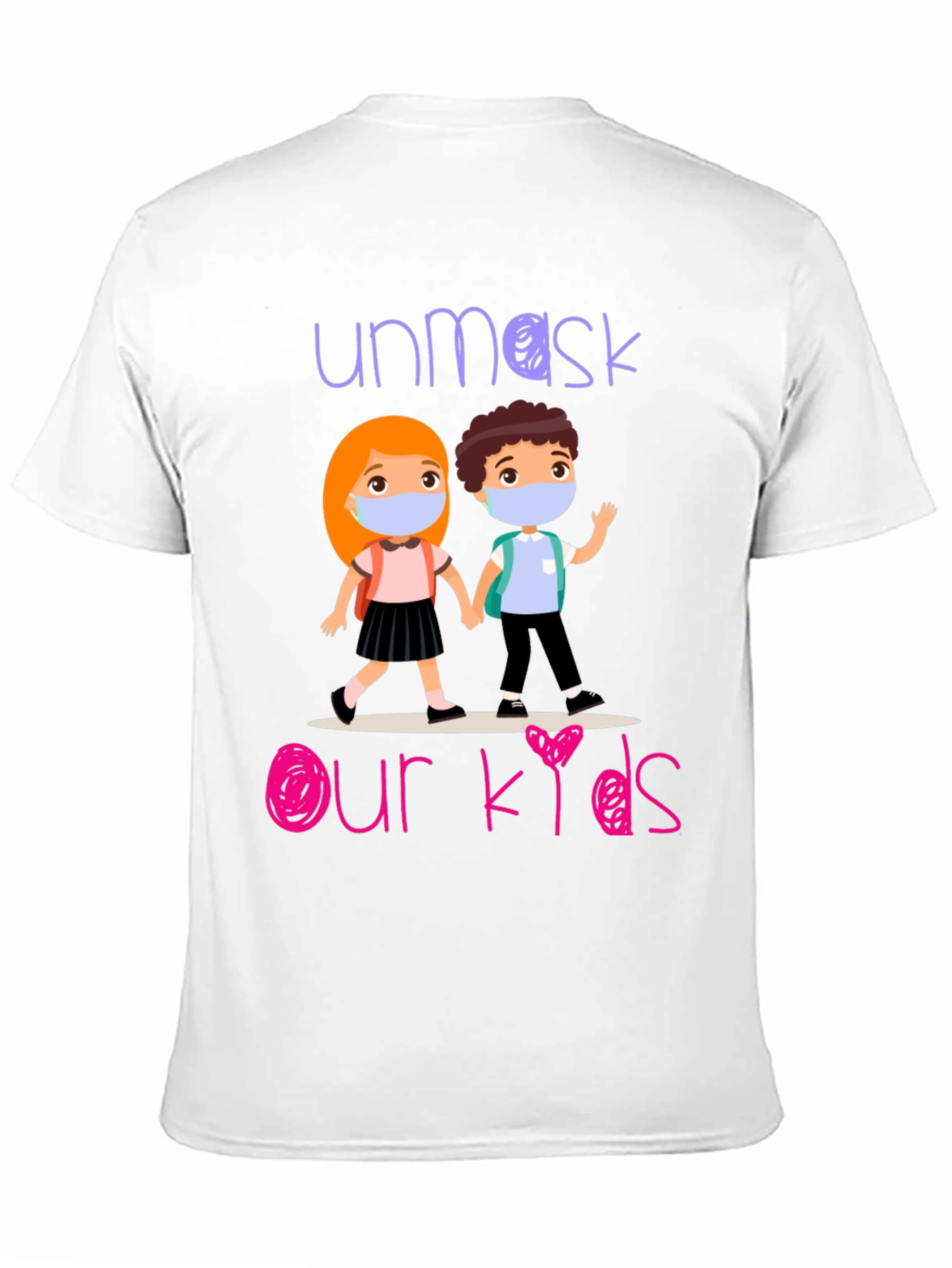 Unmask Our Kids Graphic T-Shirt