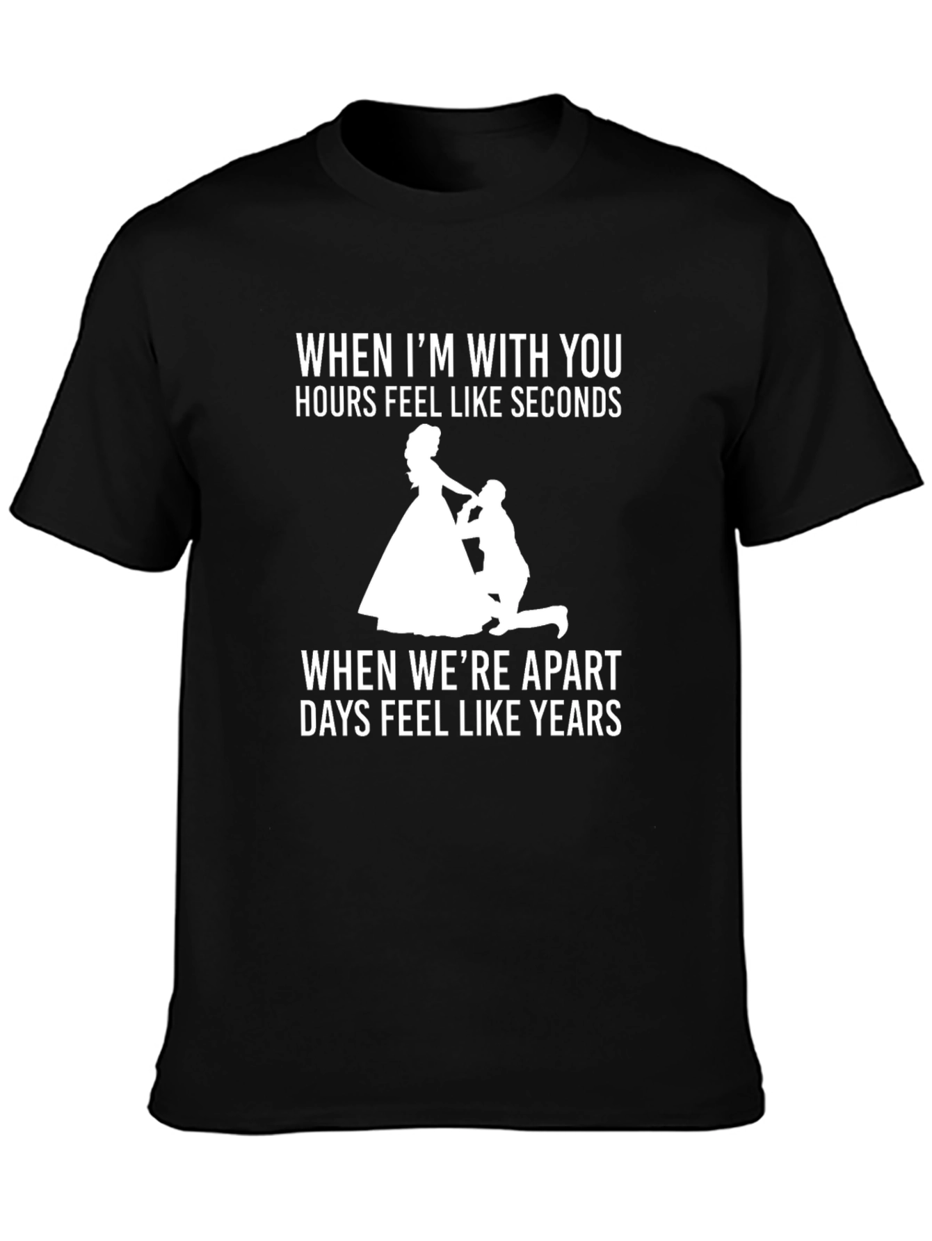 Romantic Couple T-Shirt - Time Flies When Together
