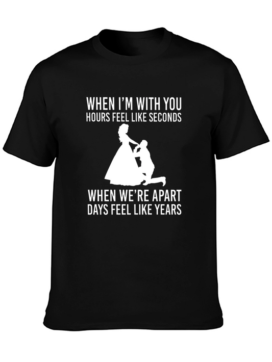 Romantic Couple T-Shirt - Time Flies When Together