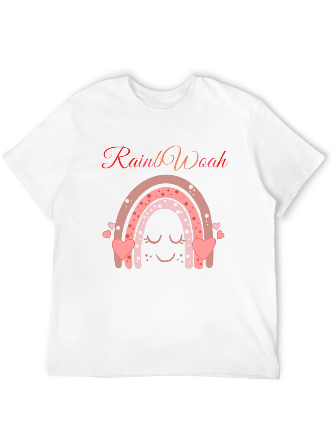 RainbWoah Black Graphic T-Shirt