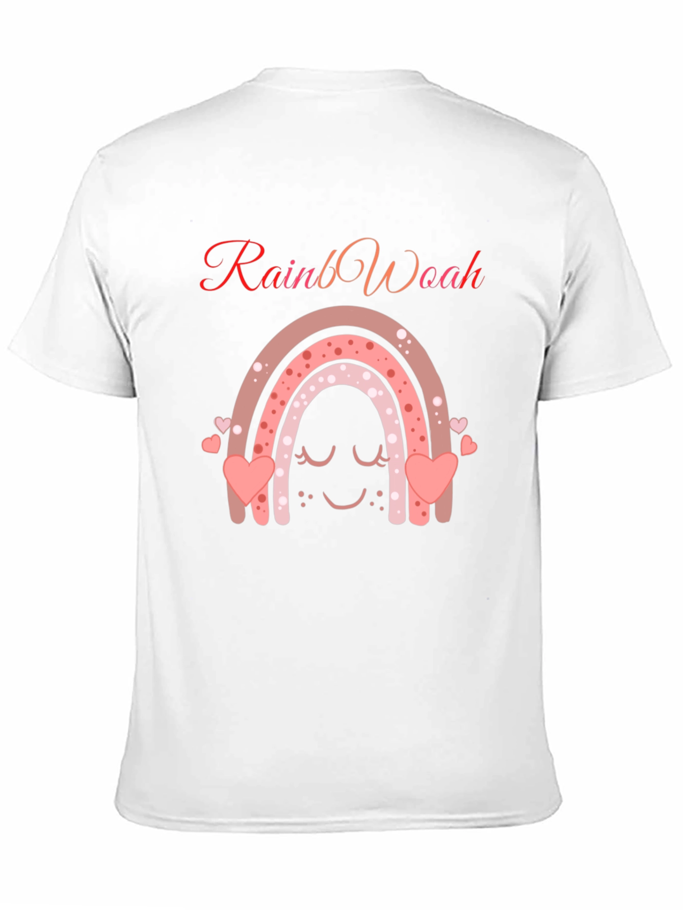 RainbWoah Black Graphic T-Shirt