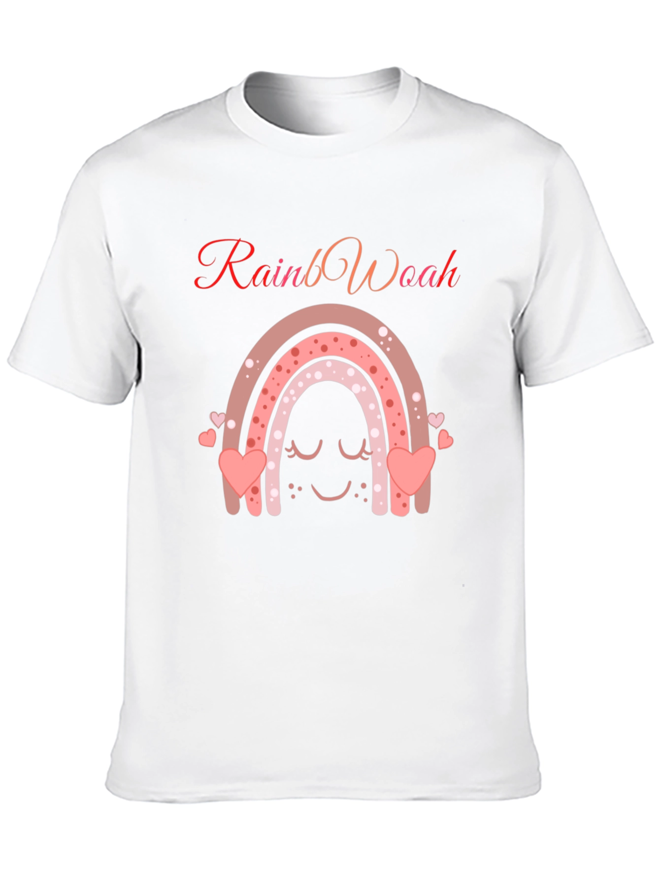 RainbWoah Black Graphic T-Shirt