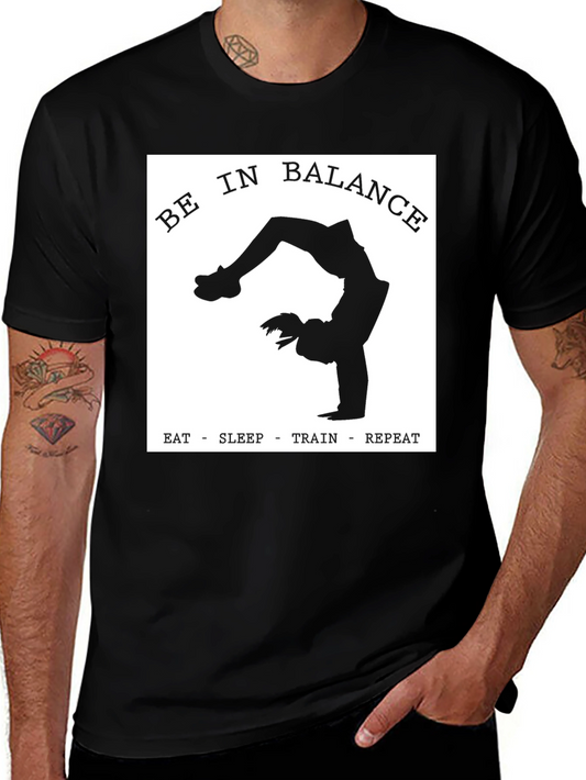 Be In Balance T-Shirt - Yoga Workout Tee