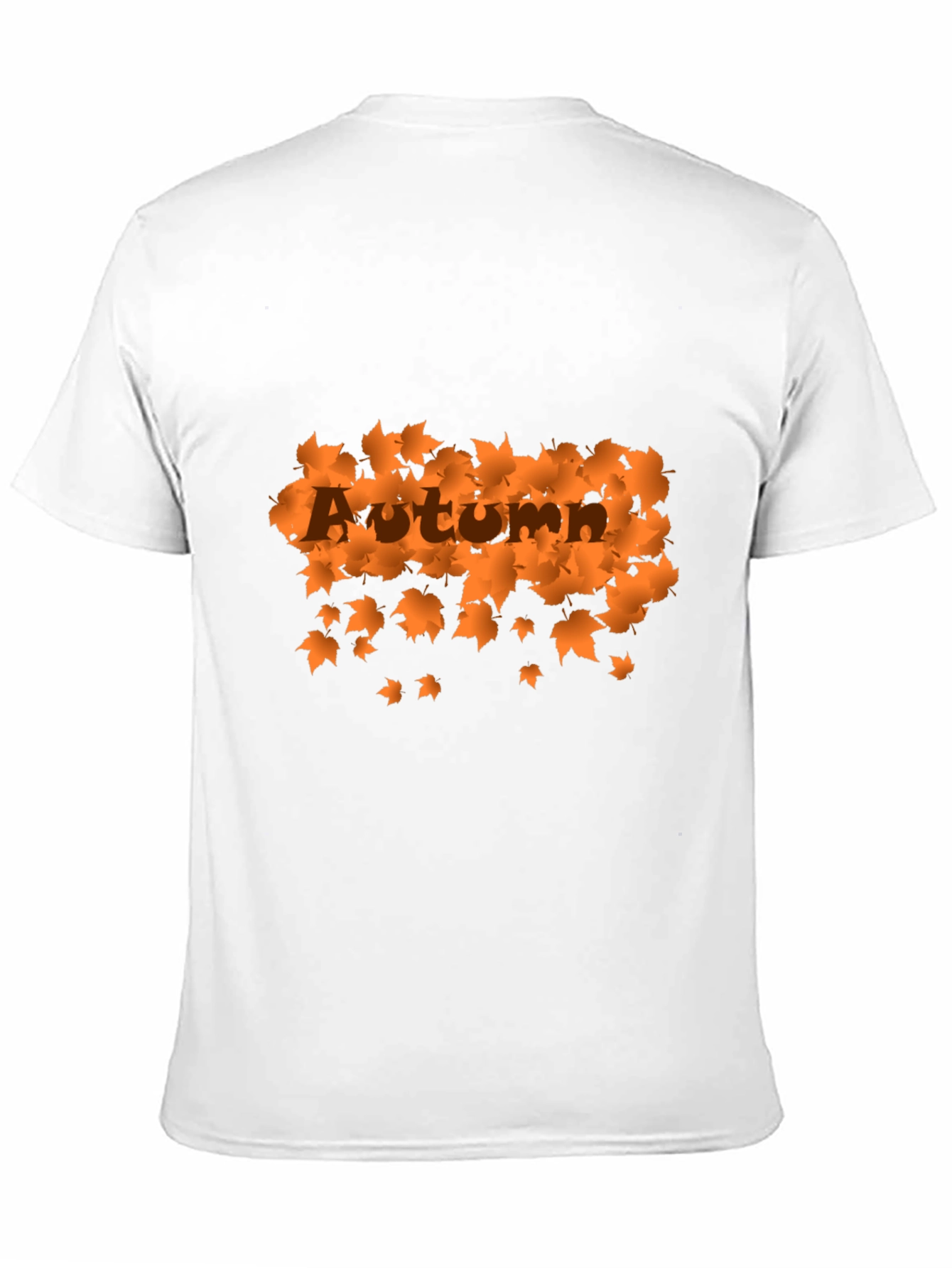 Autumn Leaves Graphic Black T-Shirt