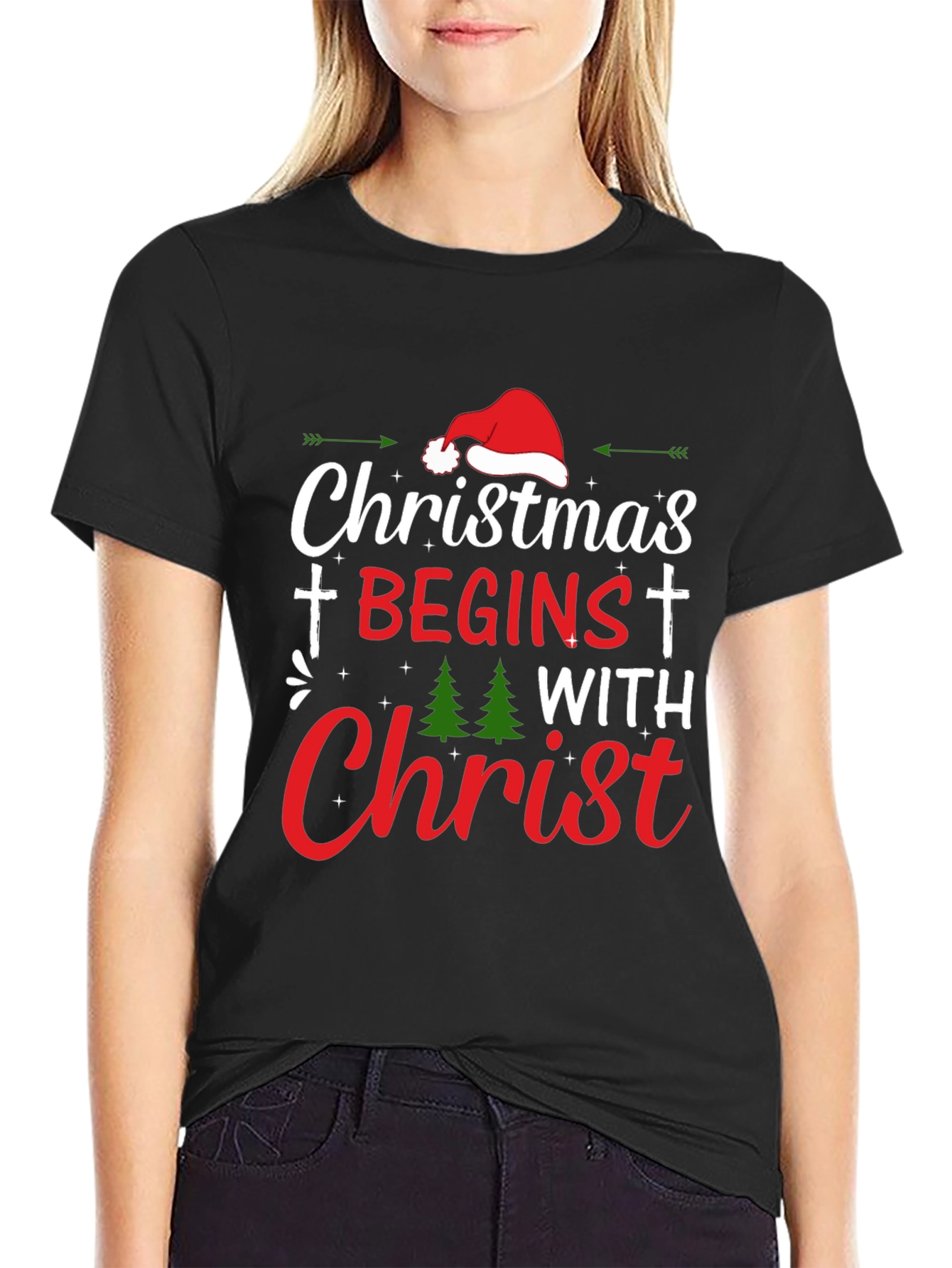 Christmas Begins With Christ T-Shirt