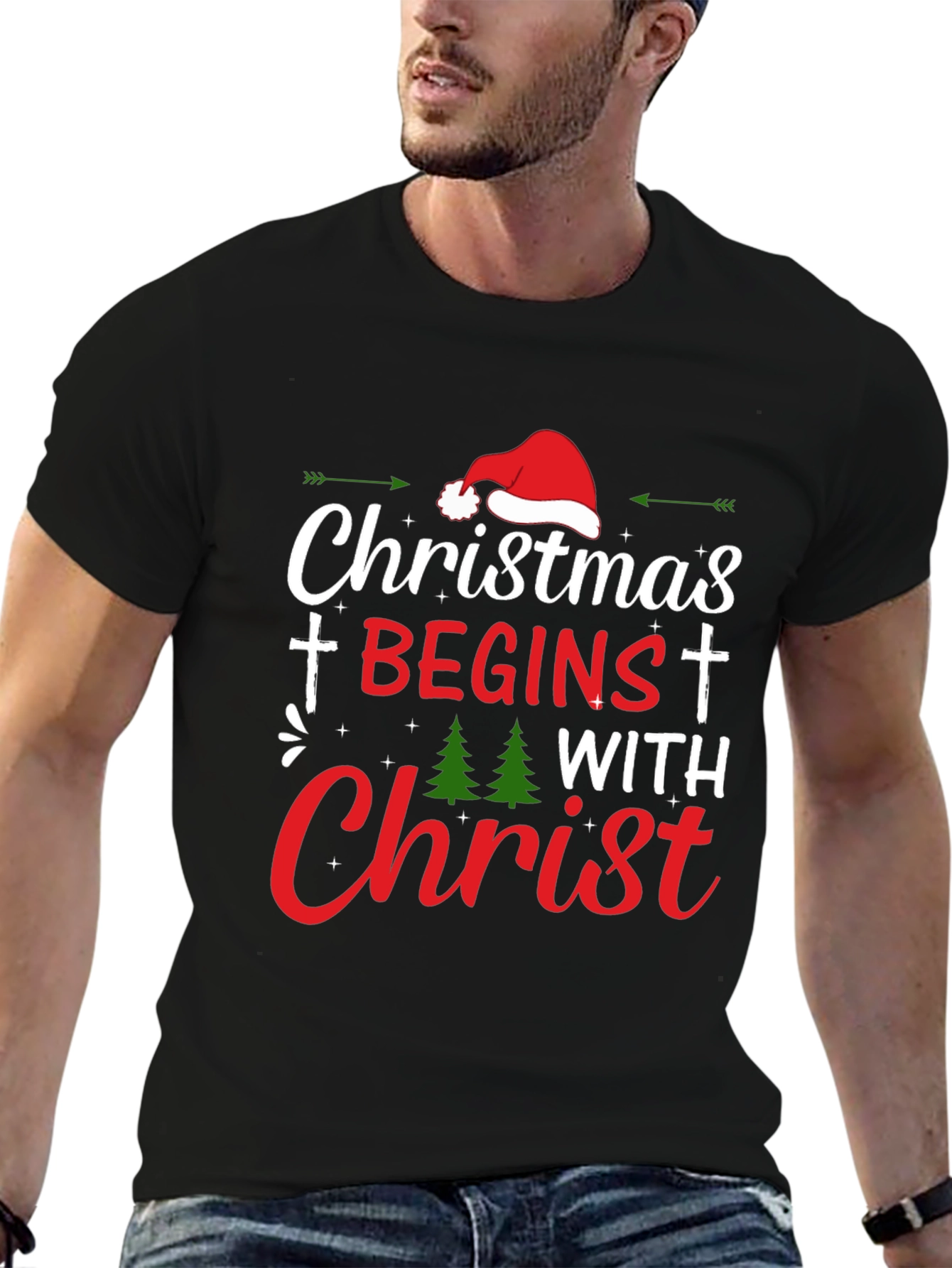Christmas Begins With Christ T-Shirt