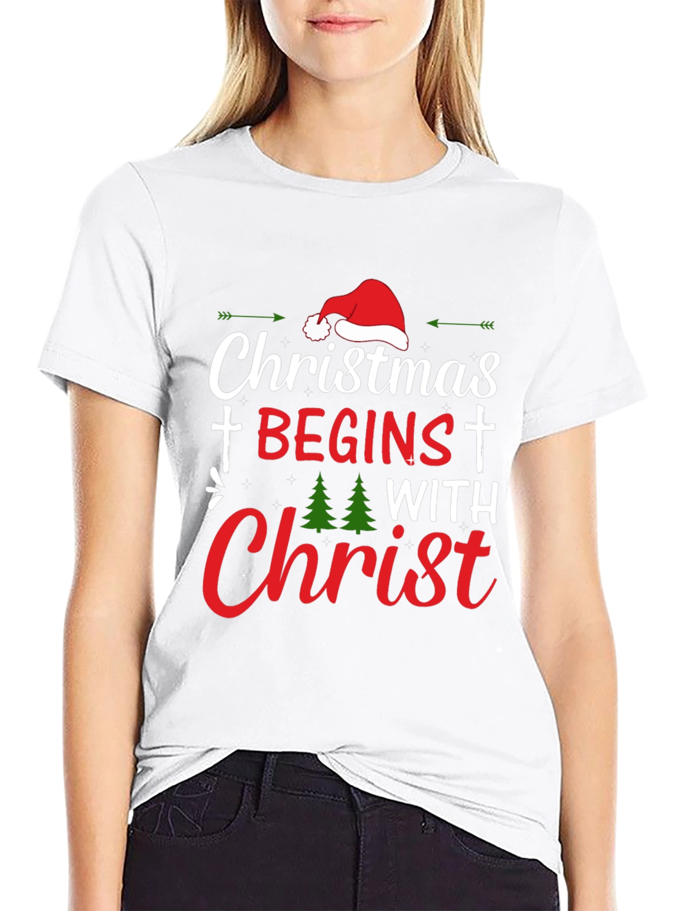 Christmas Begins With Christ T-Shirt