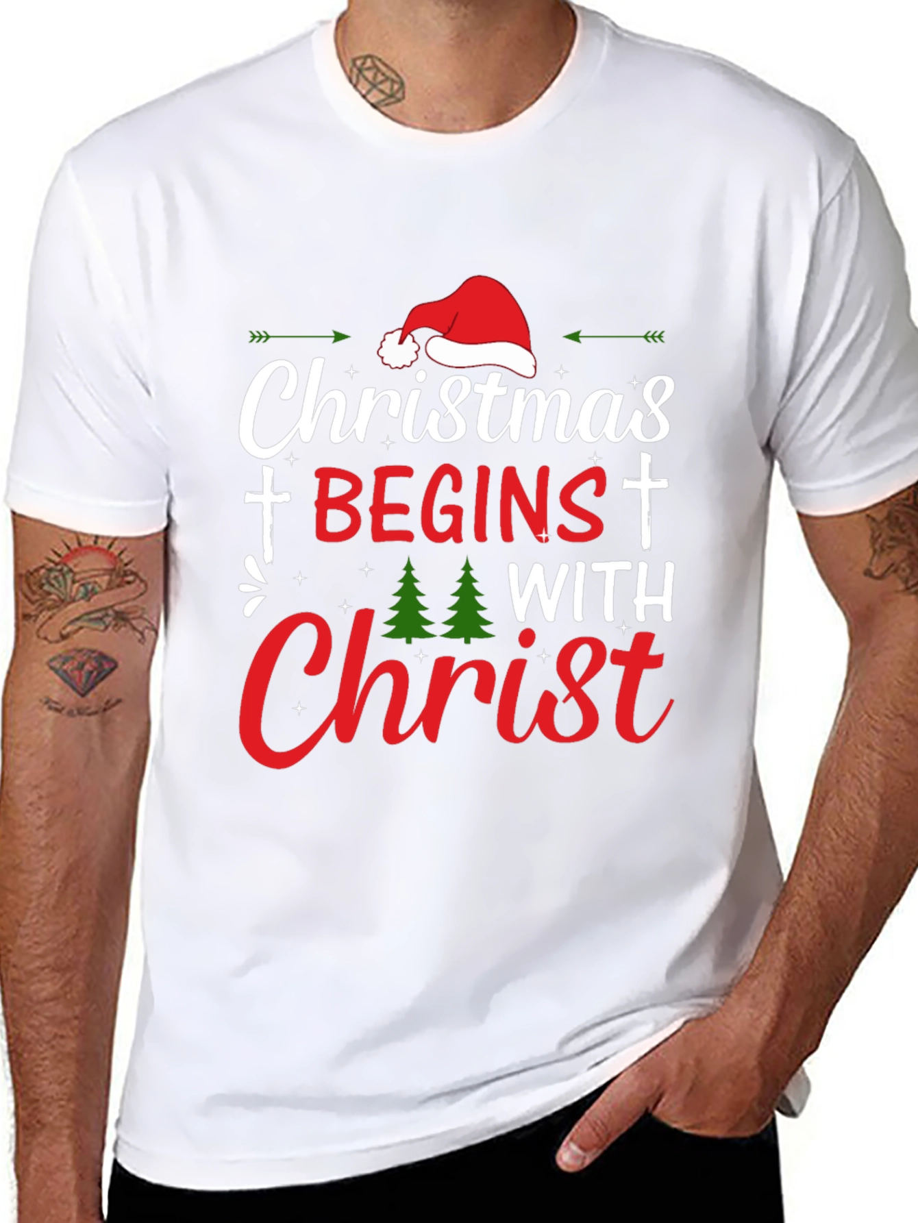 Christmas Begins With Christ T-Shirt