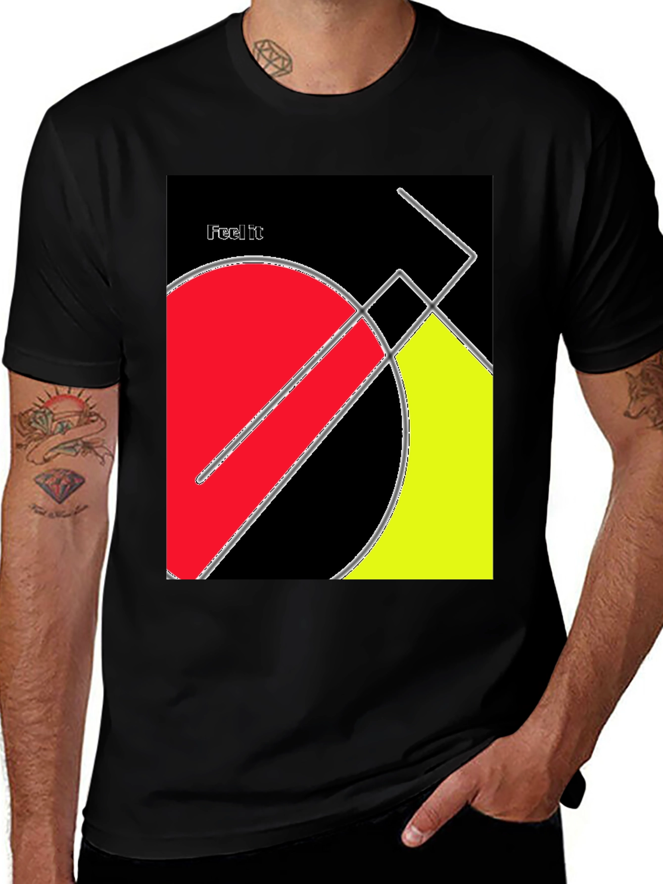 Geometric Art T-Shirt - Feel It Design