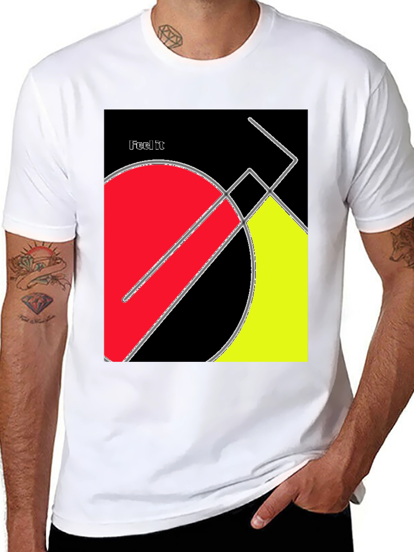 Geometric Art T-Shirt - Feel It Design