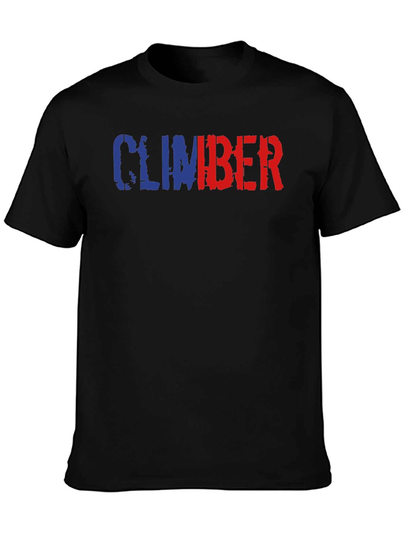 Climber Graphic Tee - Black Cotton Blend