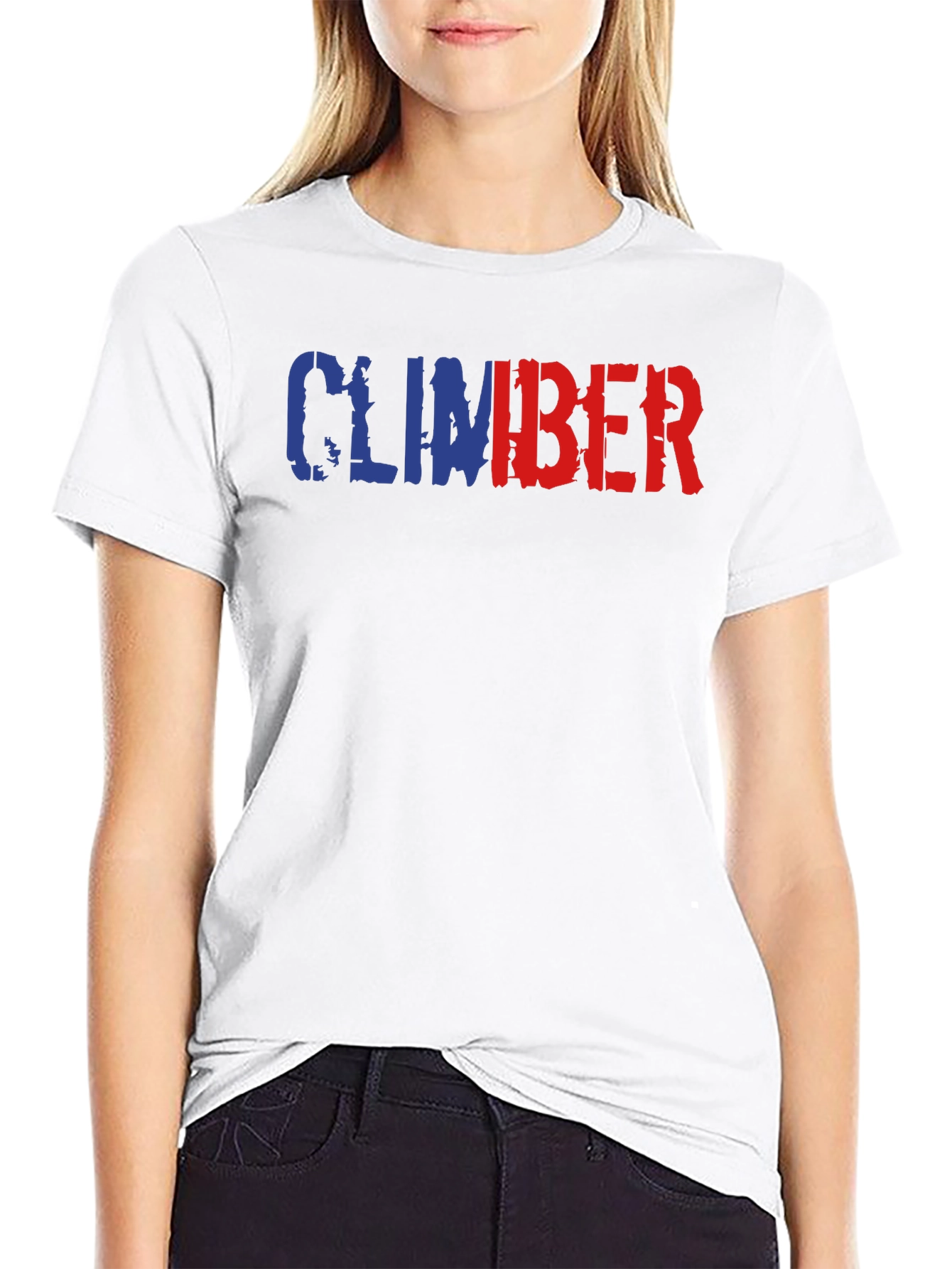 Climber Graphic Tee - Black Cotton Blend
