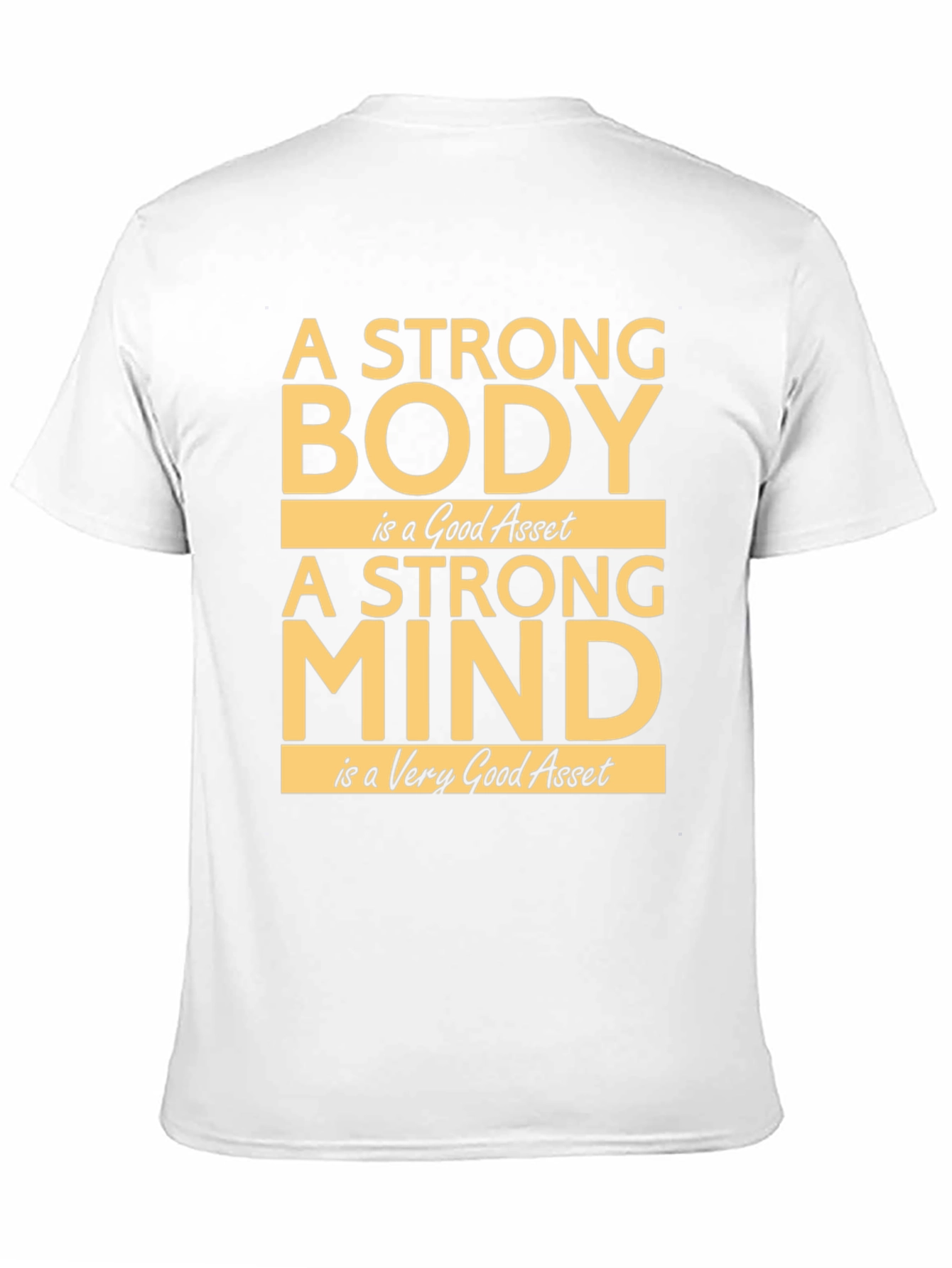 Strong Body Mind T-Shirt - Inspirational Fitness Tee