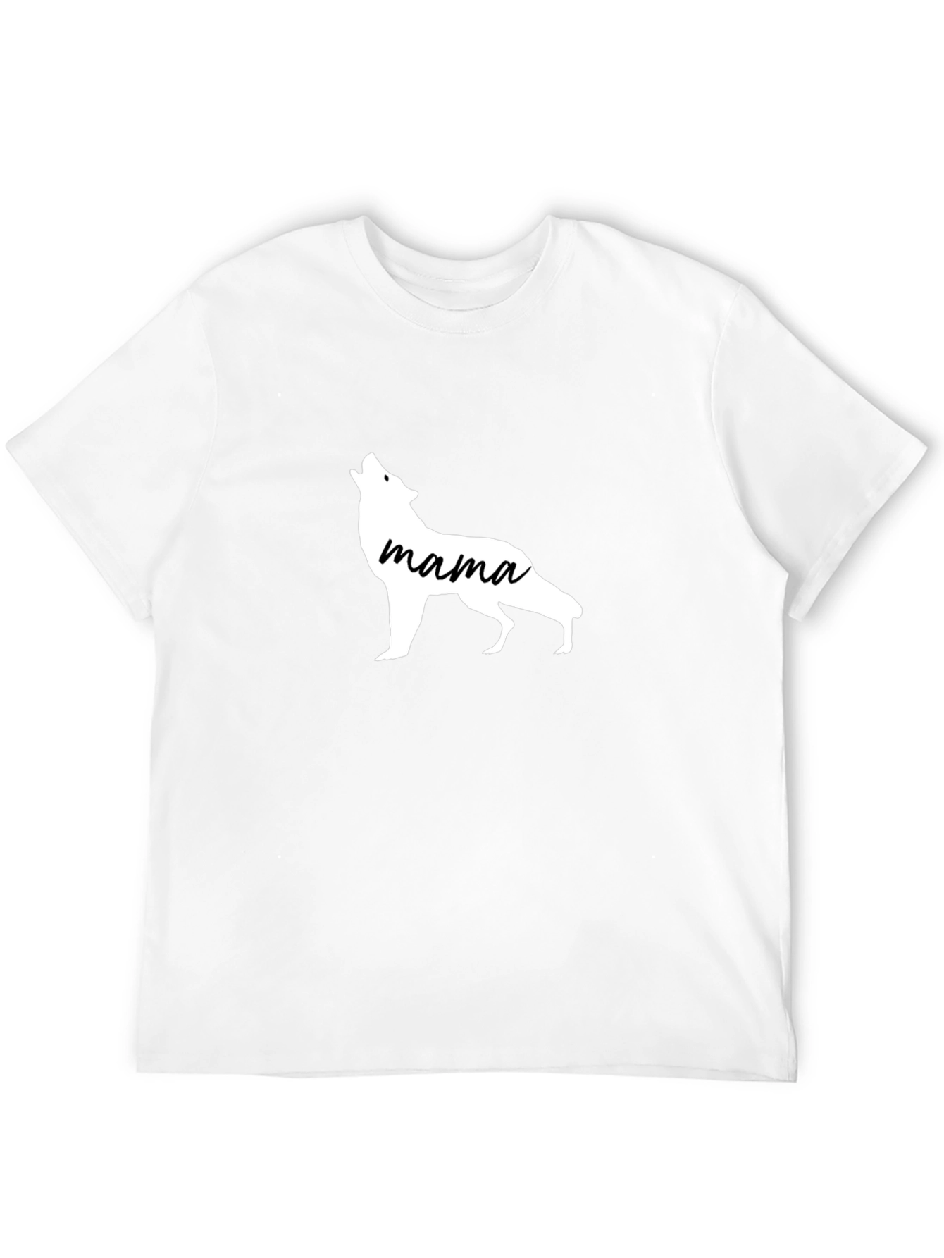 Mama Wolf Graphic Tee - Black T-Shirt