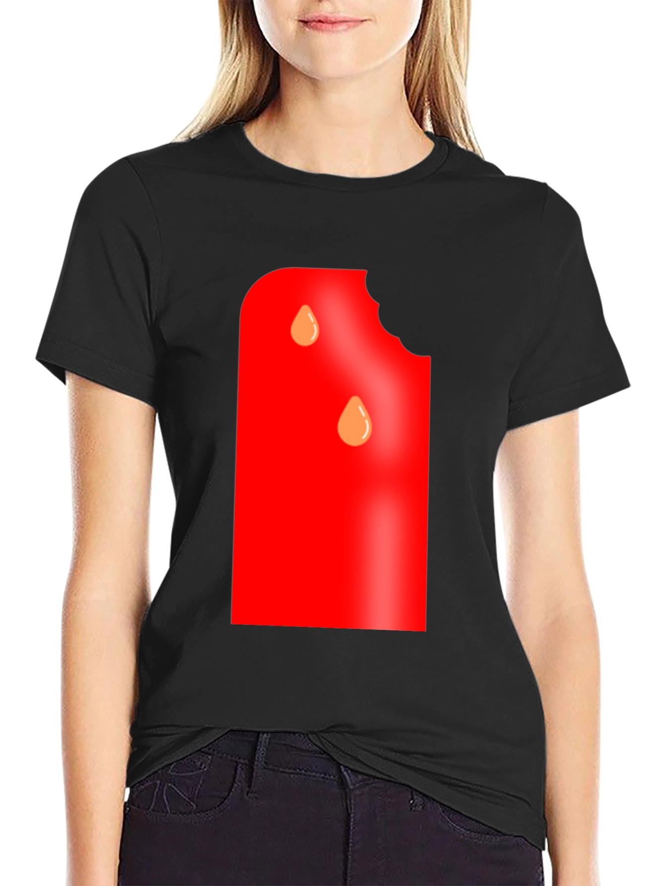 Watermelon Bite Graphic Tee - Fun Summer Shirt