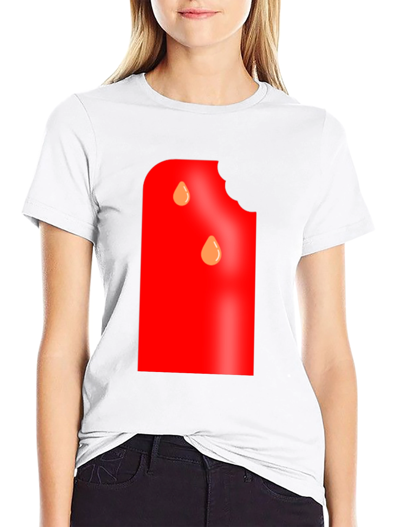 Watermelon Bite Graphic Tee - Fun Summer Shirt