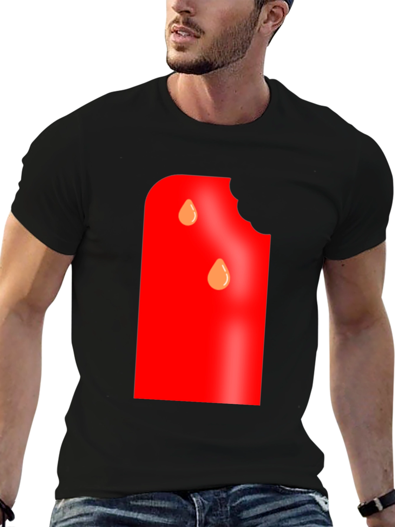 Watermelon Bite Graphic Tee - Fun Summer Shirt