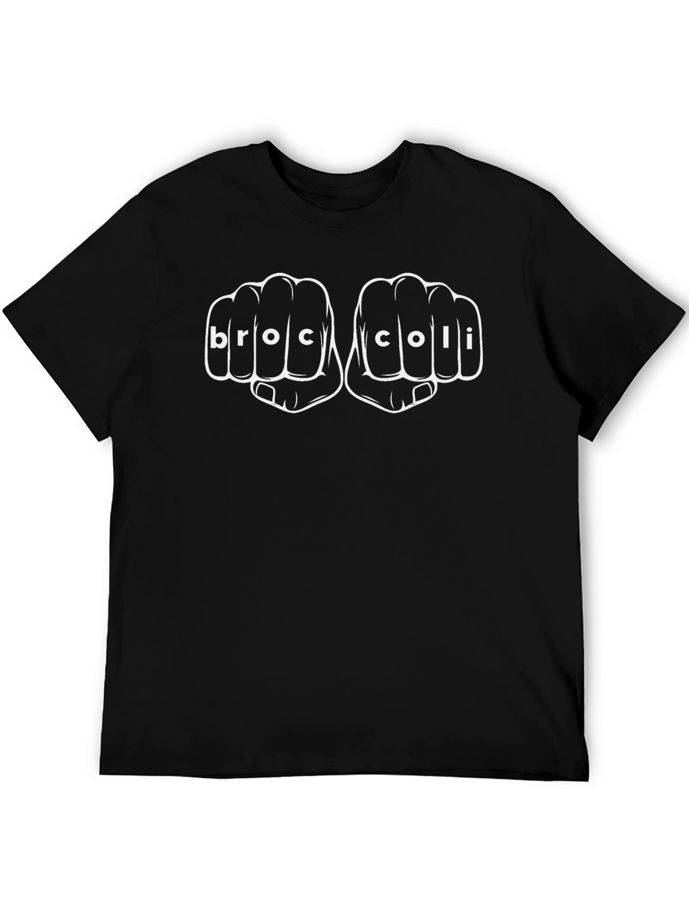 Broccoli Knuckle T-Shirt - Funny Vegetable Tee