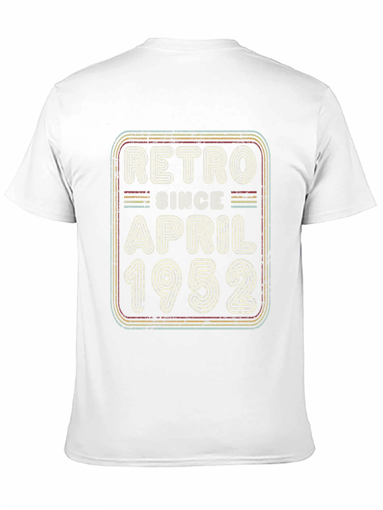 Retro Since April 1952 Black T-Shirt