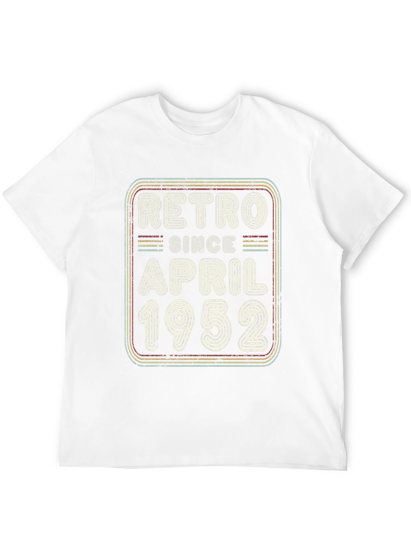 Retro Since April 1952 Black T-Shirt