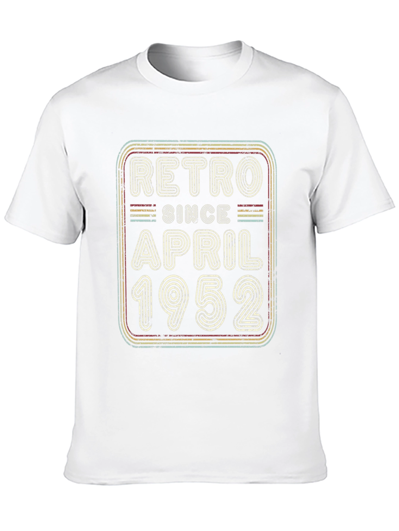 Retro Since April 1952 Black T-Shirt