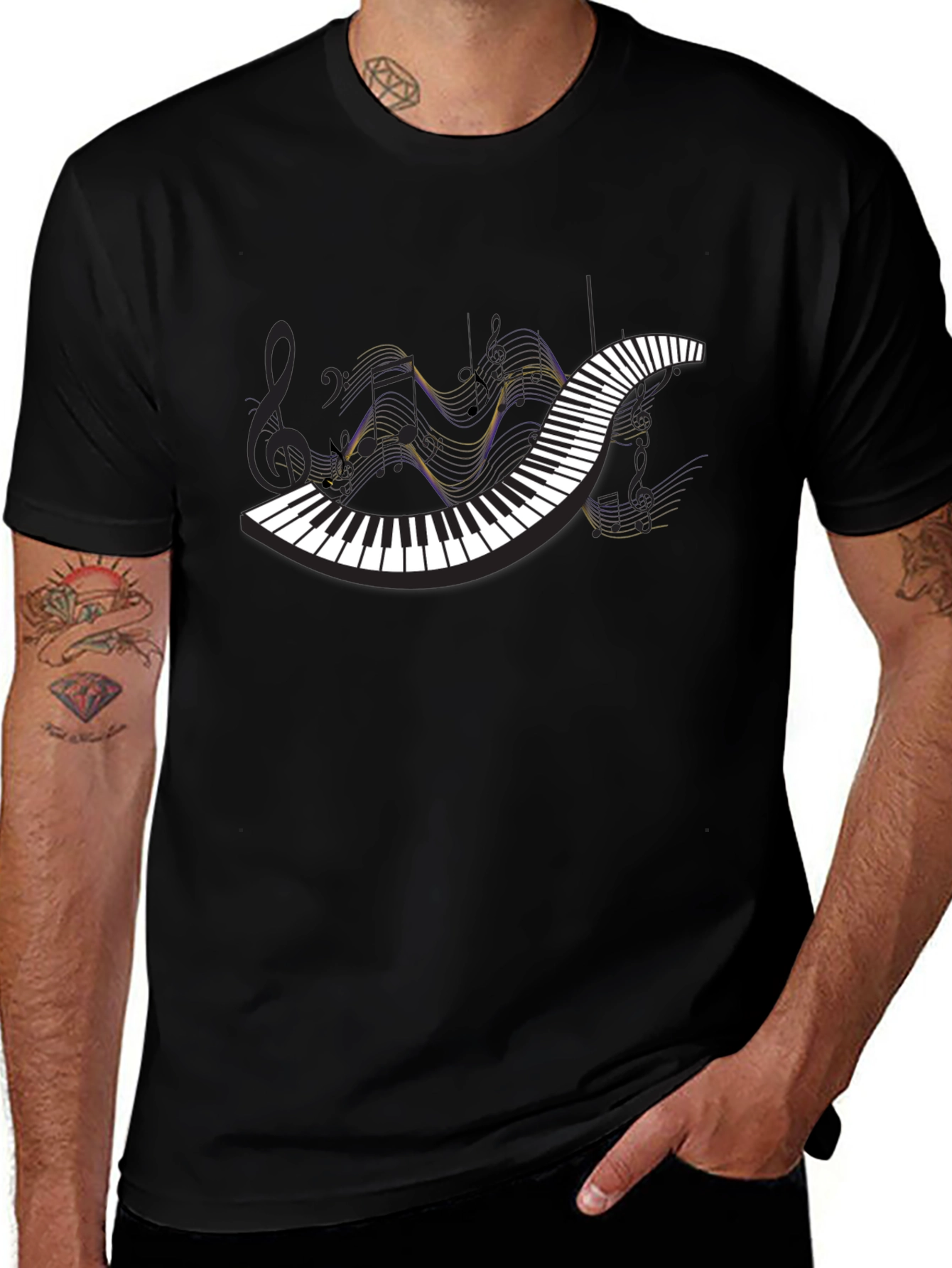Musical Piano Keys T-Shirt