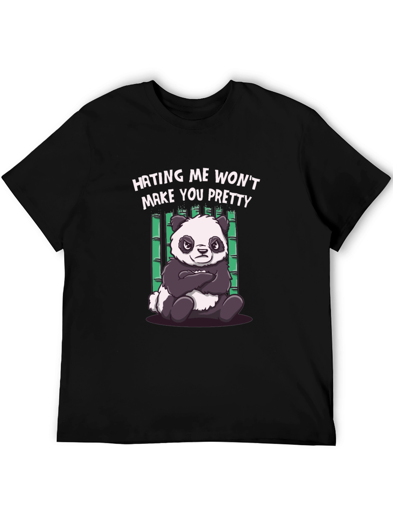 Hating Me Panda Graphic T-Shirt